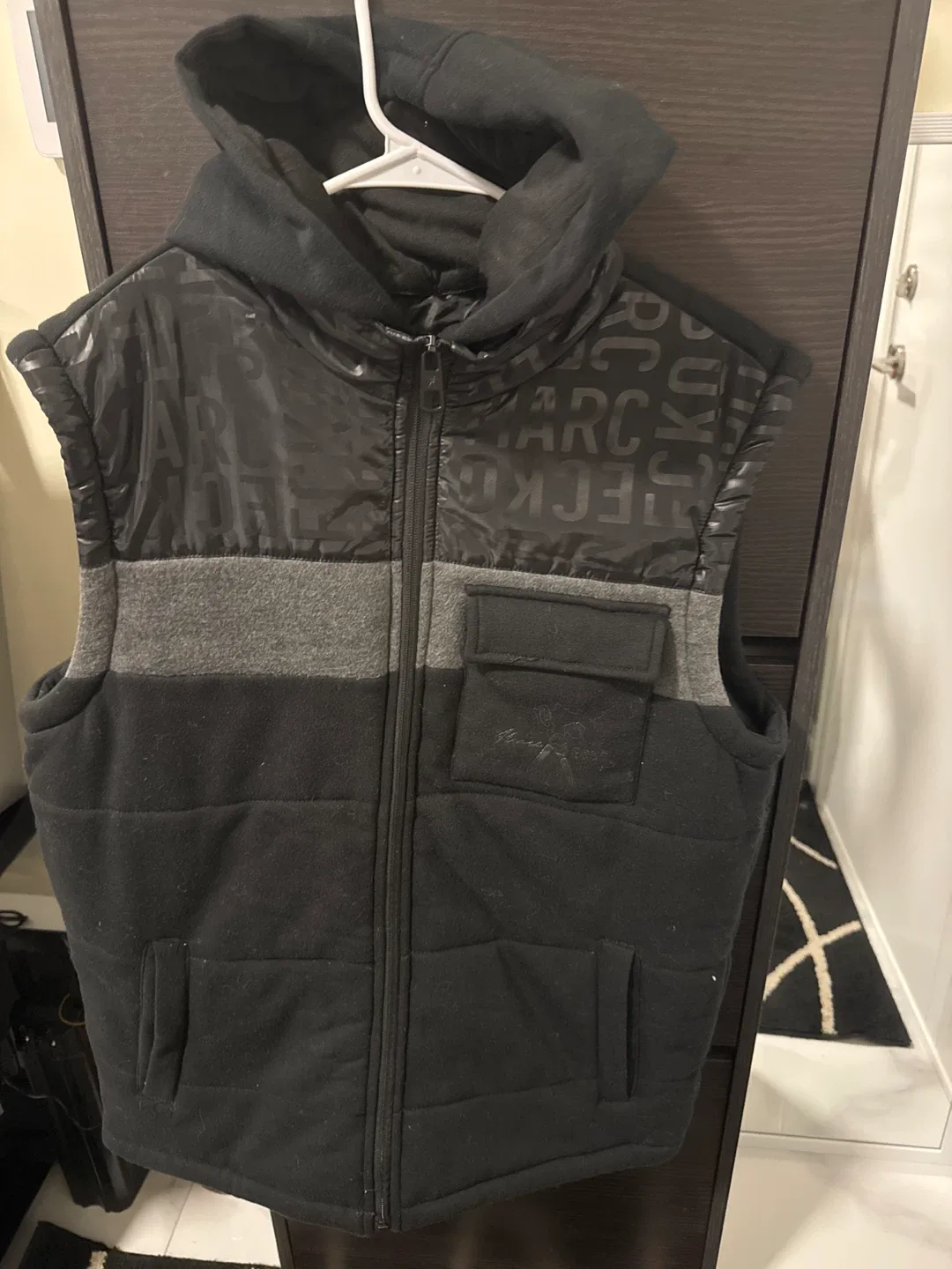 Marc Anthony Black Puffer Vest - Size L thumbnail