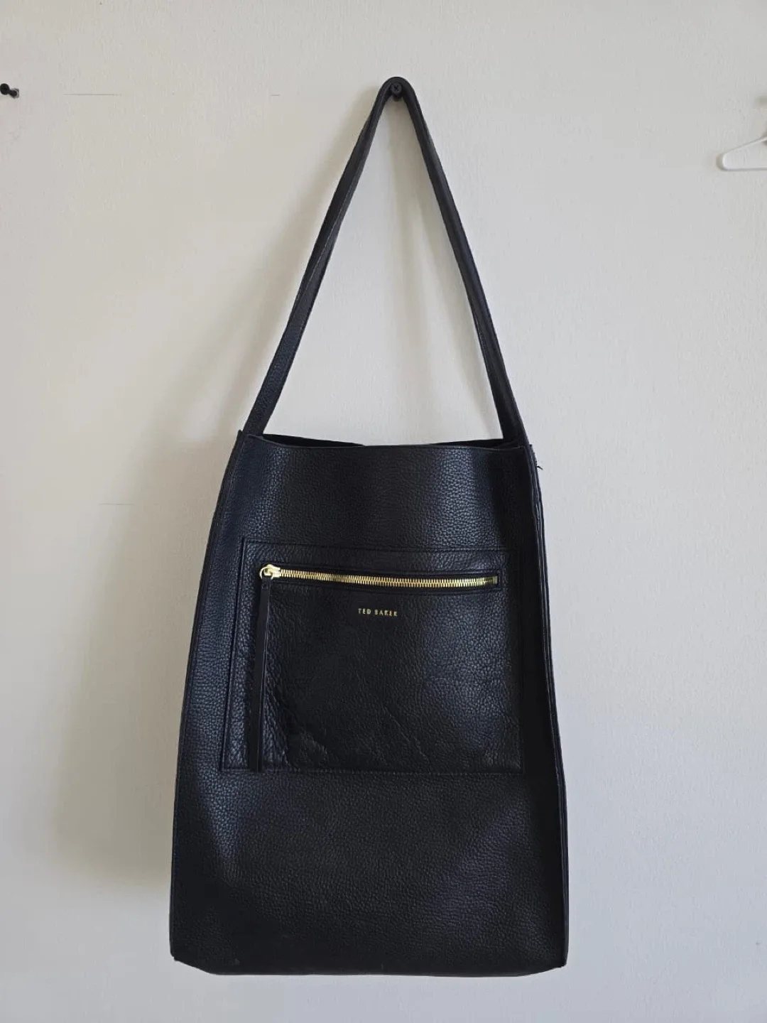 Ted Baker Black Leather Tote Bag