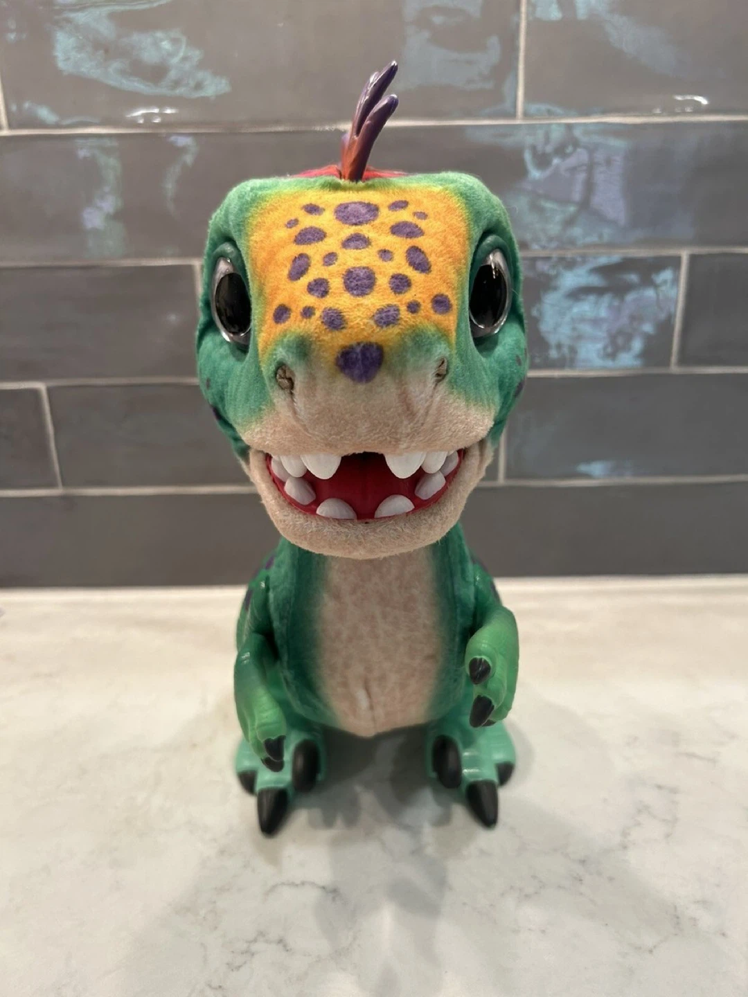 FurReal Friends MUNCHIN T-Rex Dinosaur Interactive Plush Toy 12" - photo 5