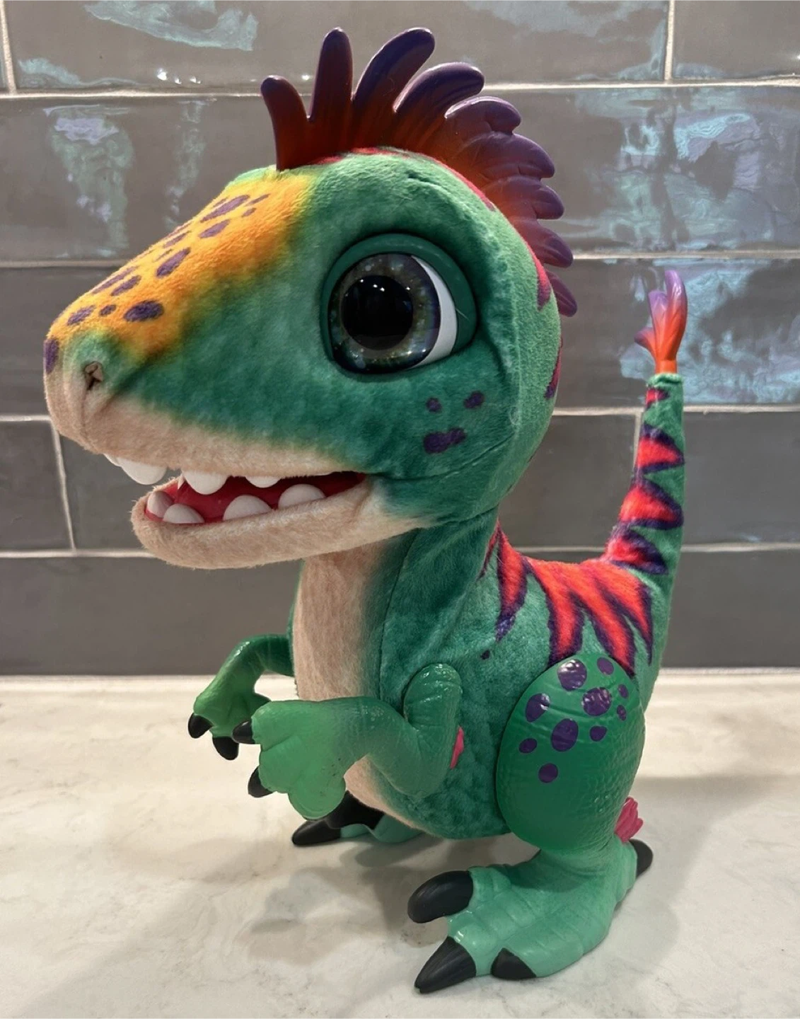 FurReal Friends MUNCHIN T-Rex Dinosaur Interactive Plush Toy 12" - photo 4