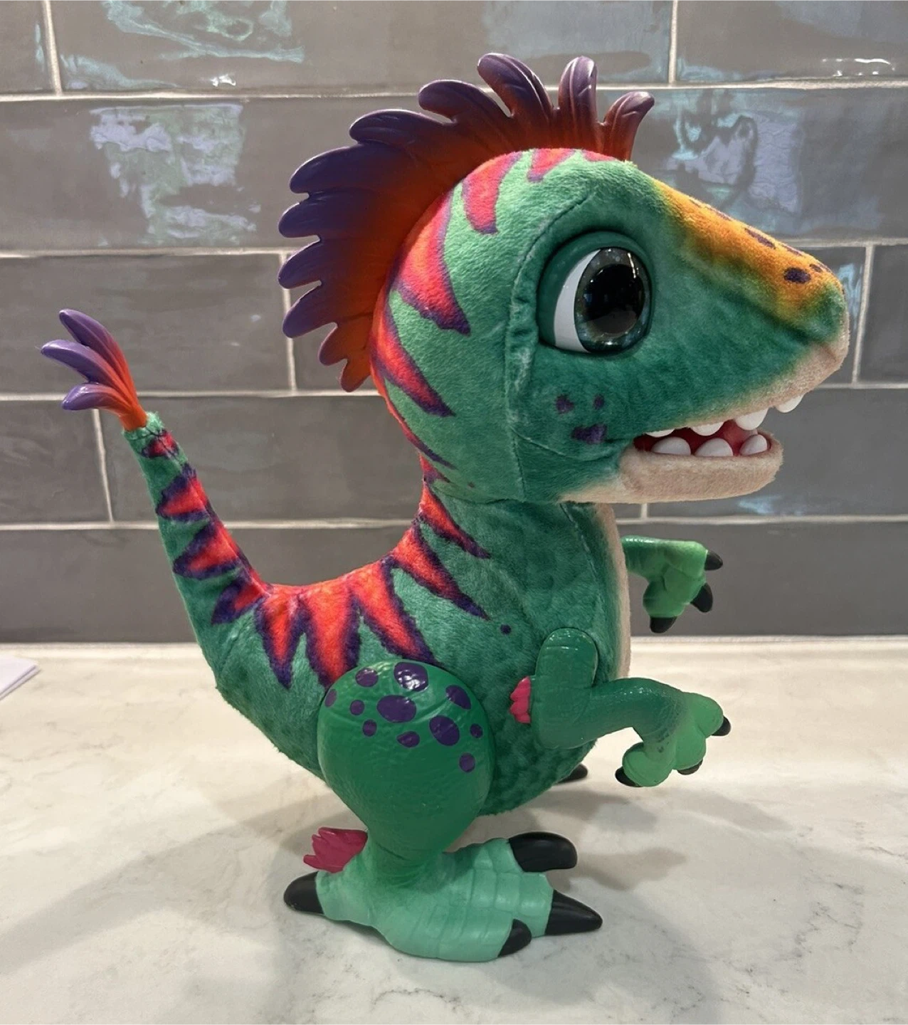 FurReal Friends MUNCHIN T-Rex Dinosaur Interactive Plush Toy 12" - photo 2