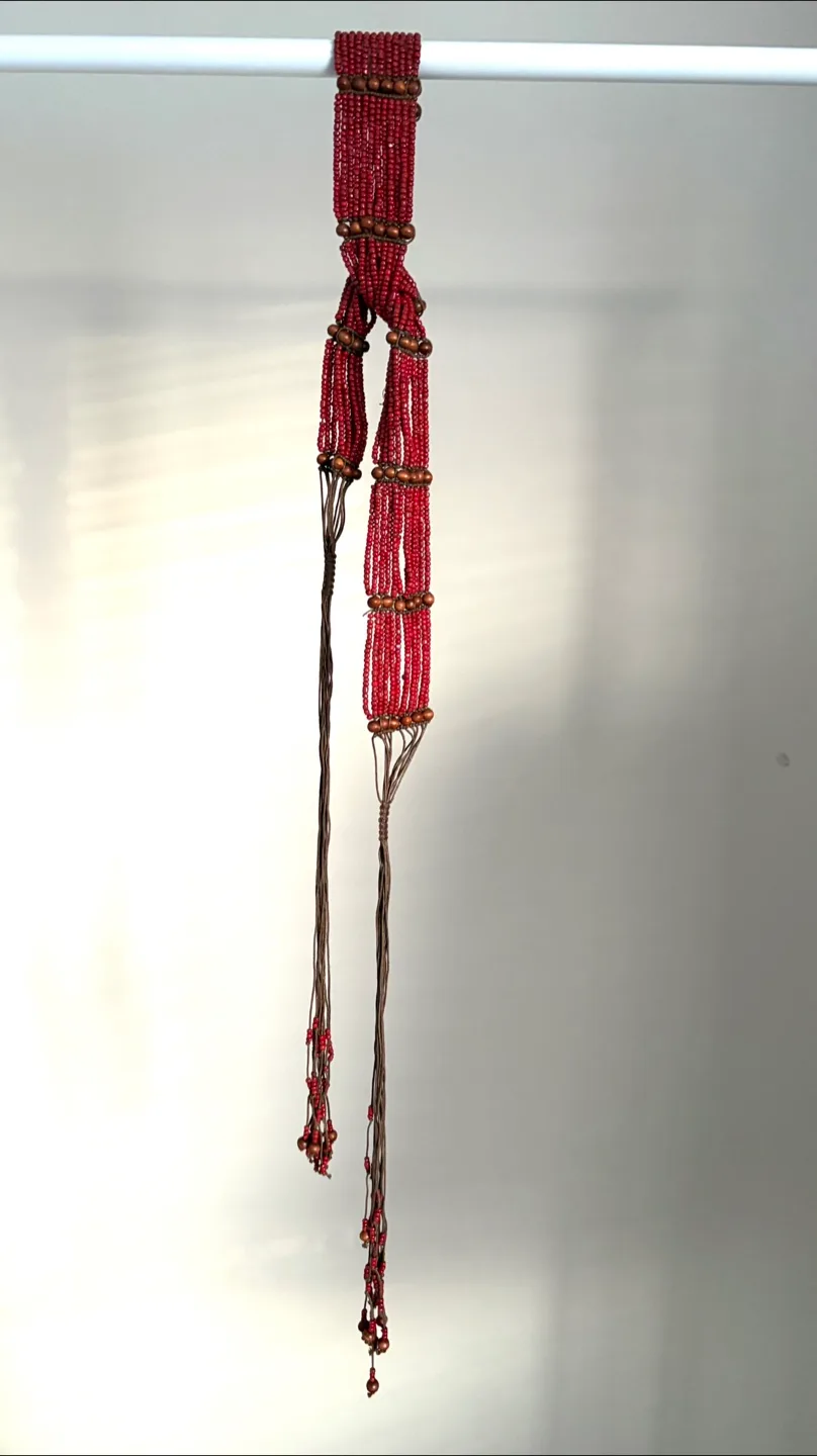 Red Beaded Belt