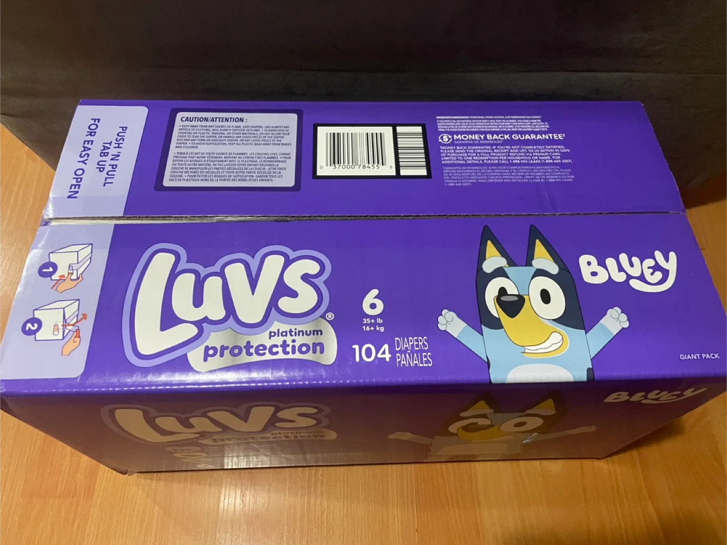Luvs Platinum Protection Bluey Diapers - Size 6 image indicator(2)