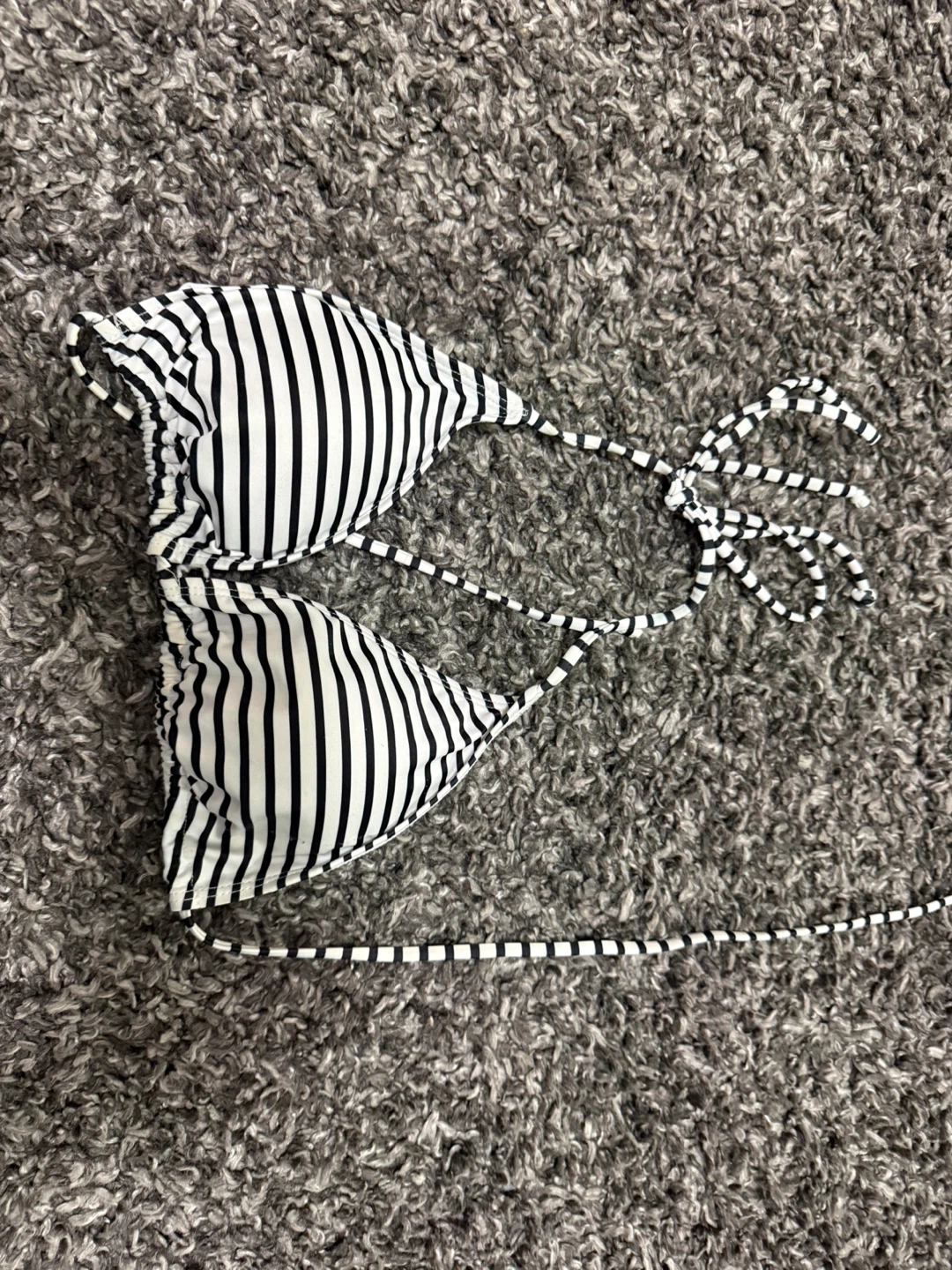 Striped Bikini Top