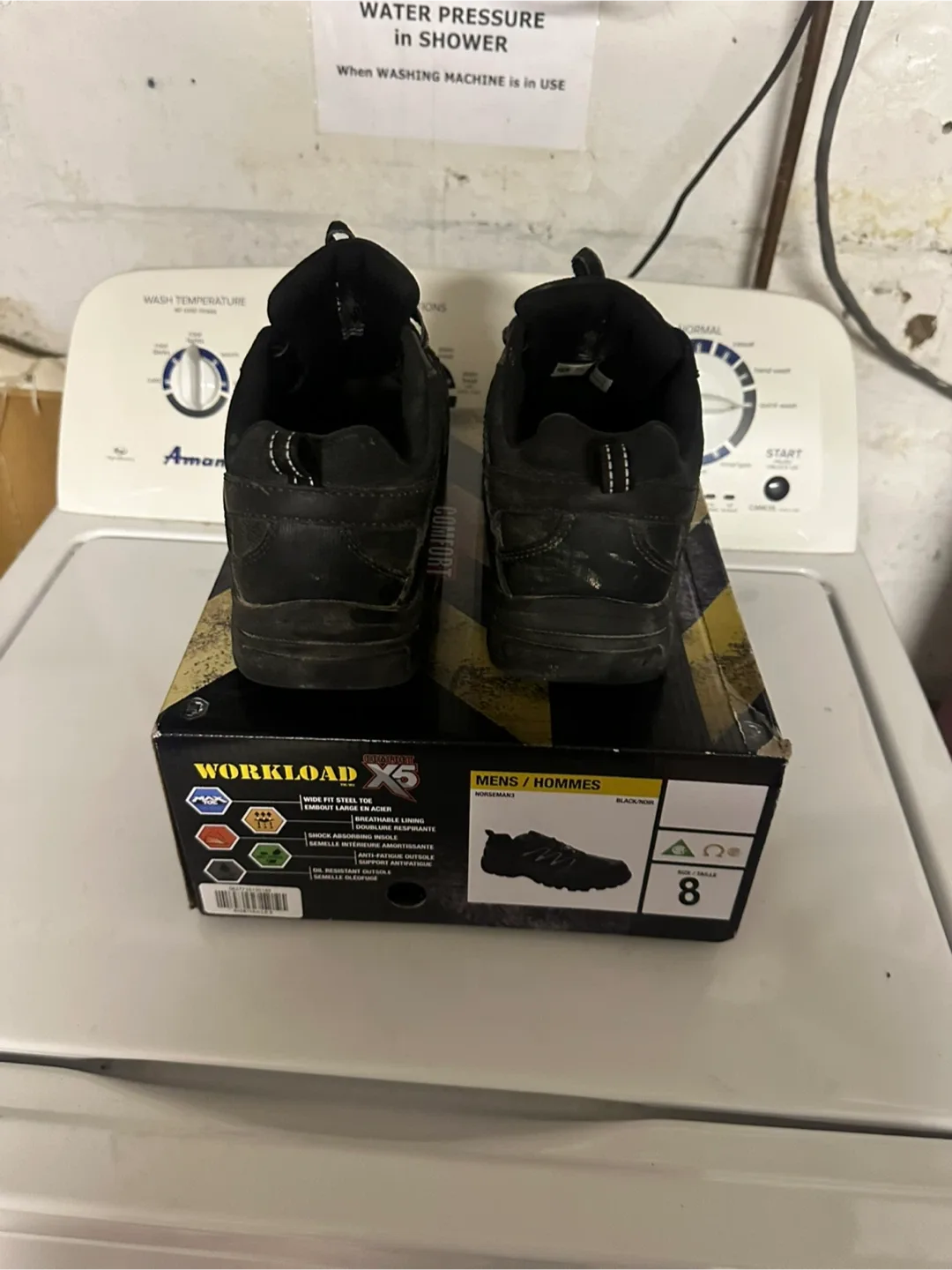 Workload X6 Black Work Boots - Size 8 image indicator(2)