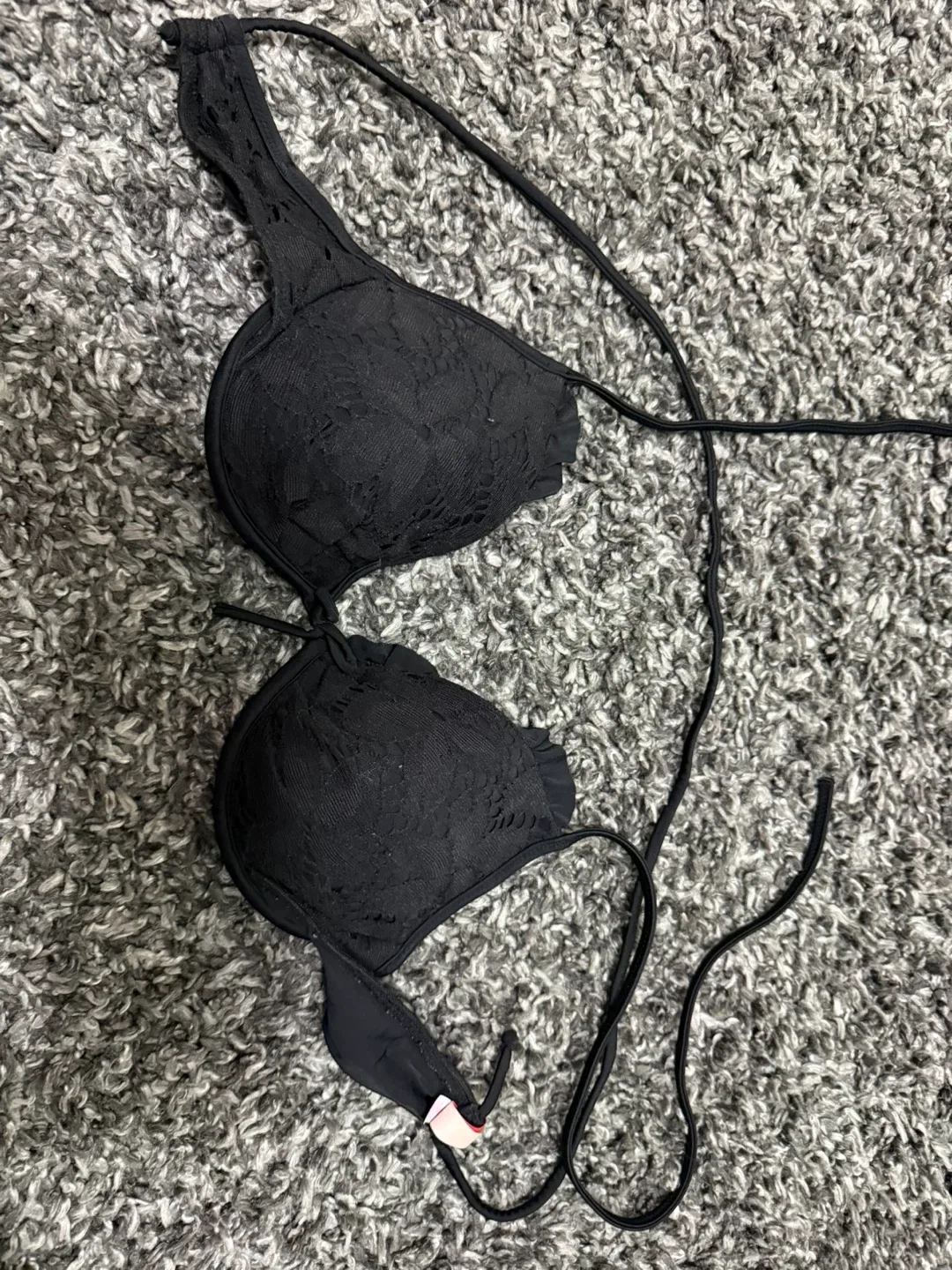 Victoria's Secret Black Bikini Top