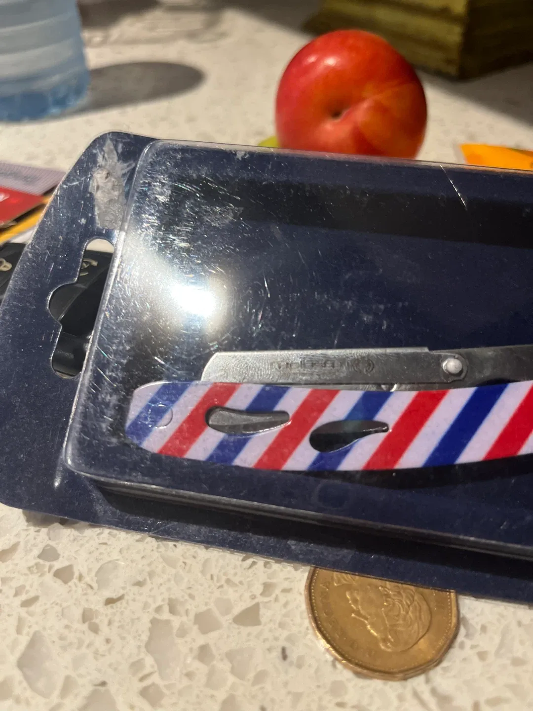 New Barber Straight Edge Razor with Blades image indicator(4)