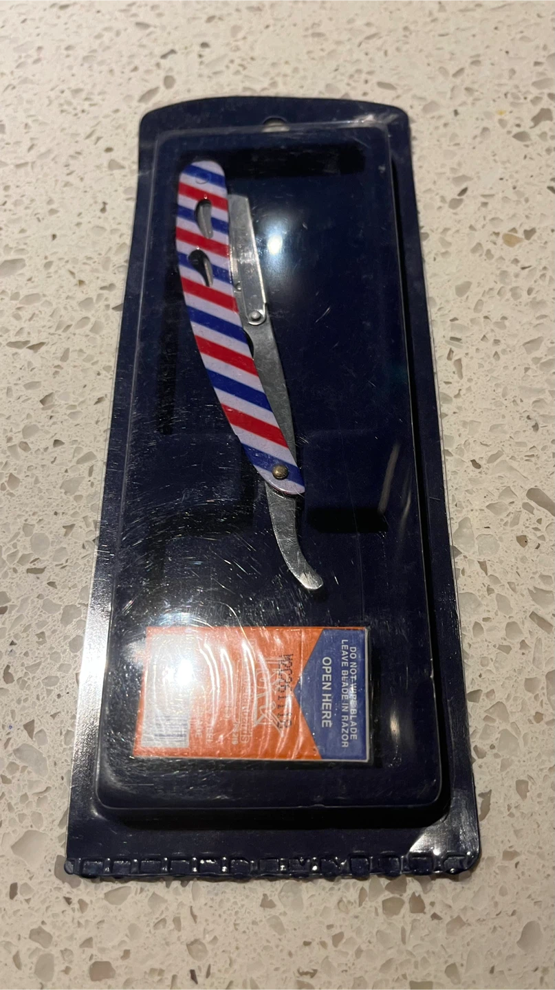 New Barber Straight Edge Razor with Blades