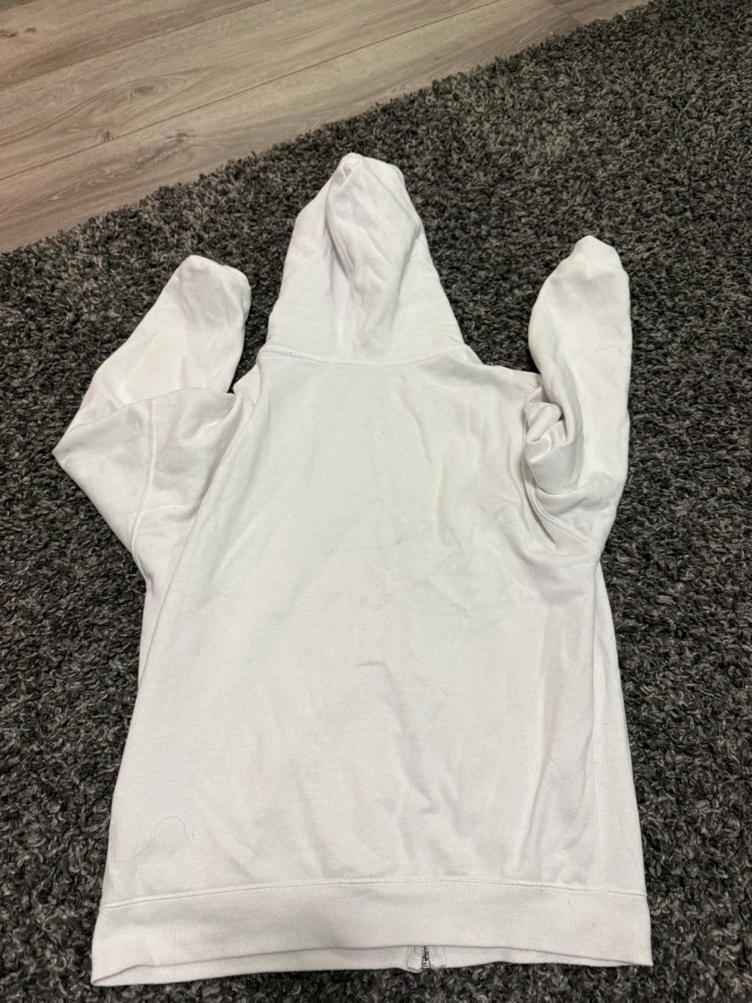 Portland Oregon 966 White Zip-Up Hoodie image indicator(2)