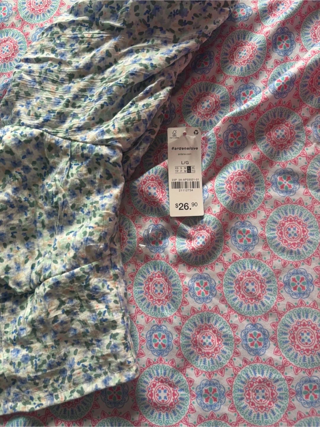 Ardene Floral Crop Top - Size L - photo 2