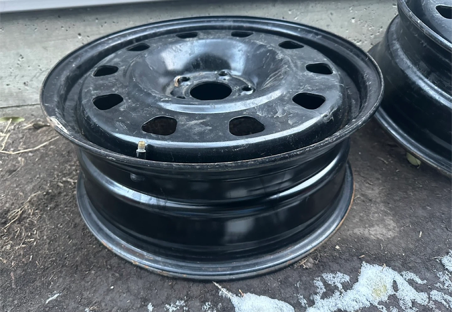 Set of 4 Black Steel Wheels size 17 - photo 5