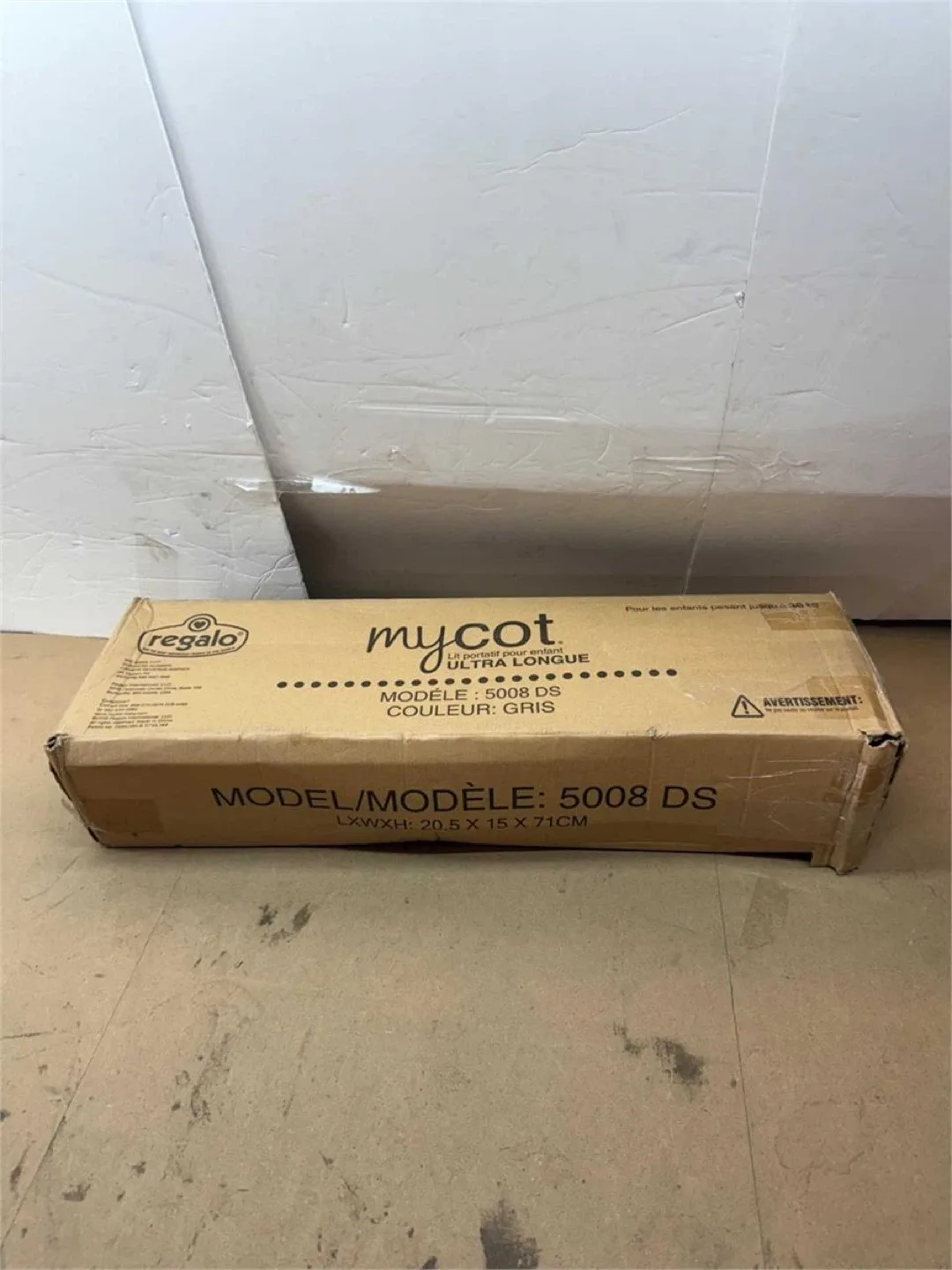 Regalo My Cot Portable Bed - Grey image indicator(5)