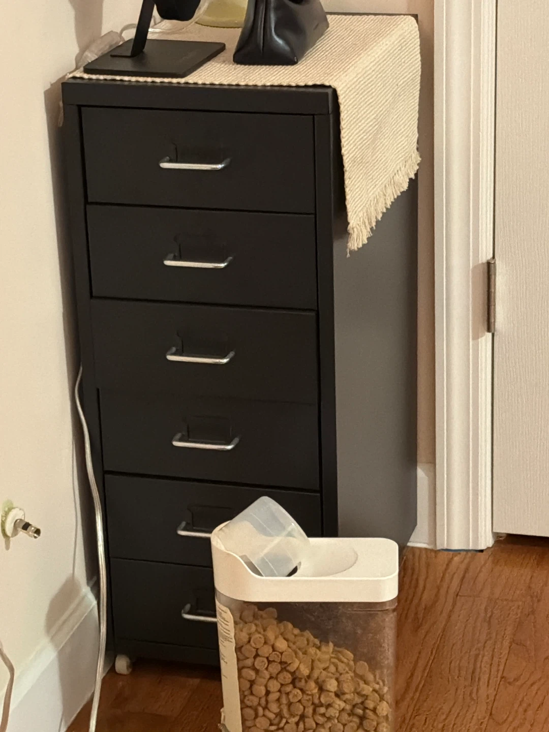 Ikea Black Filing Cabinet - 6 Drawers