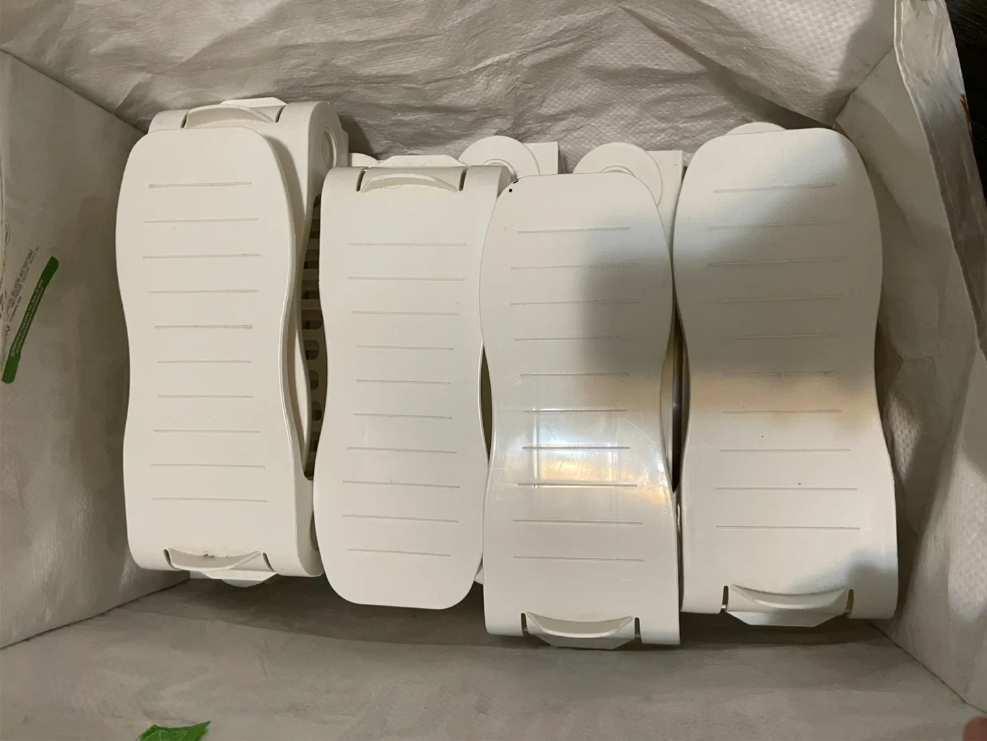 14 counts Amazon Basic Adjustable Shoe Rack Organizer🧡 image indicator(3)