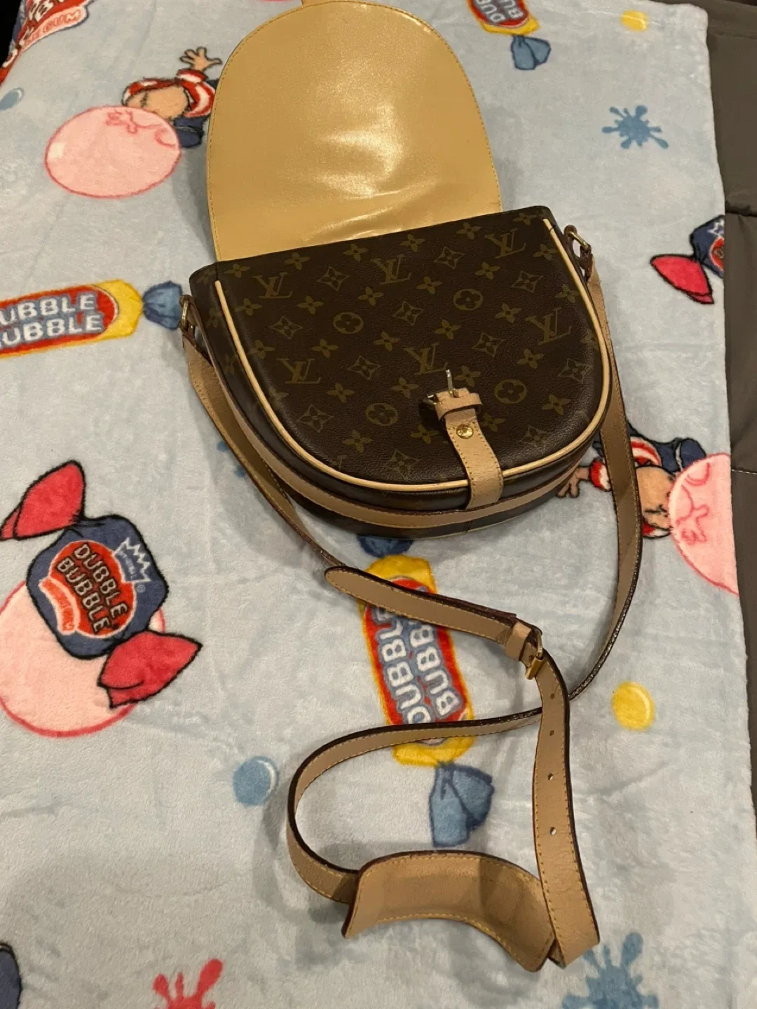 Louis Vuitton Monogram Brown Leather Crossbody Bag image indicator(5)