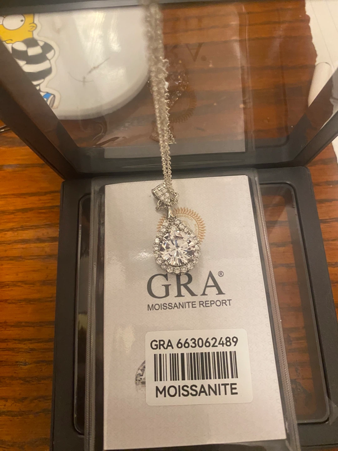 Moissanite GRA Certified Necklace