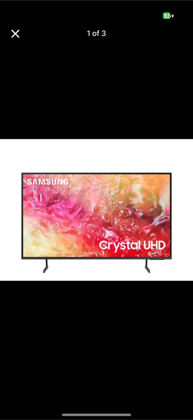 📺 Samsung 50” 4K UHD HDR Smart TV