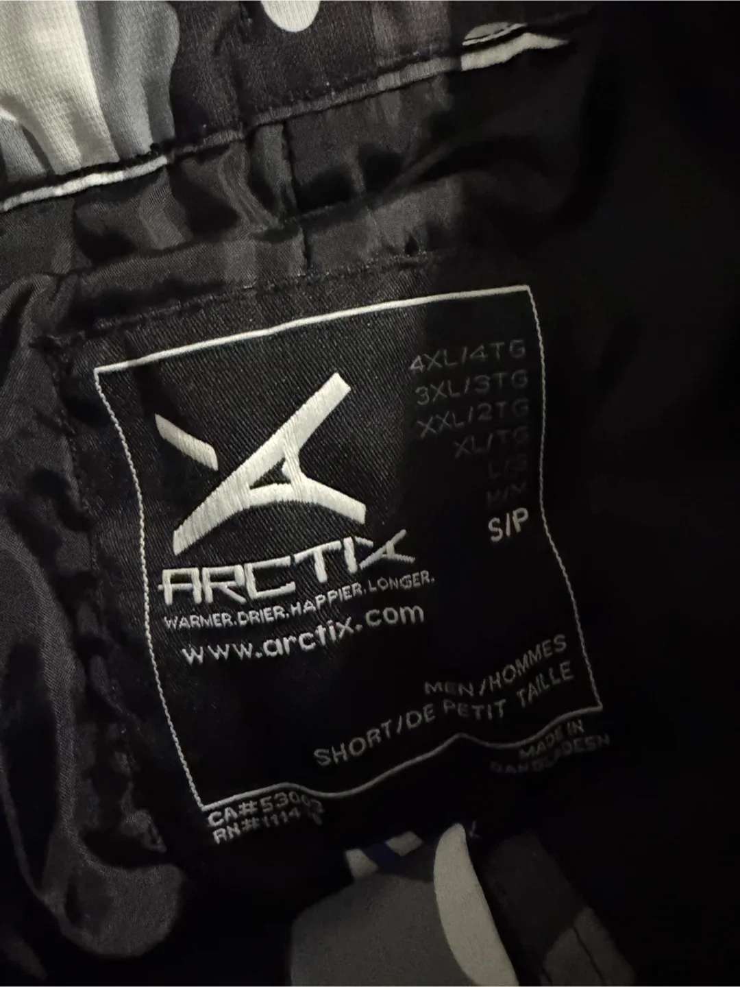 Arctix Camo Snow Pants - Size S image indicator(3)
