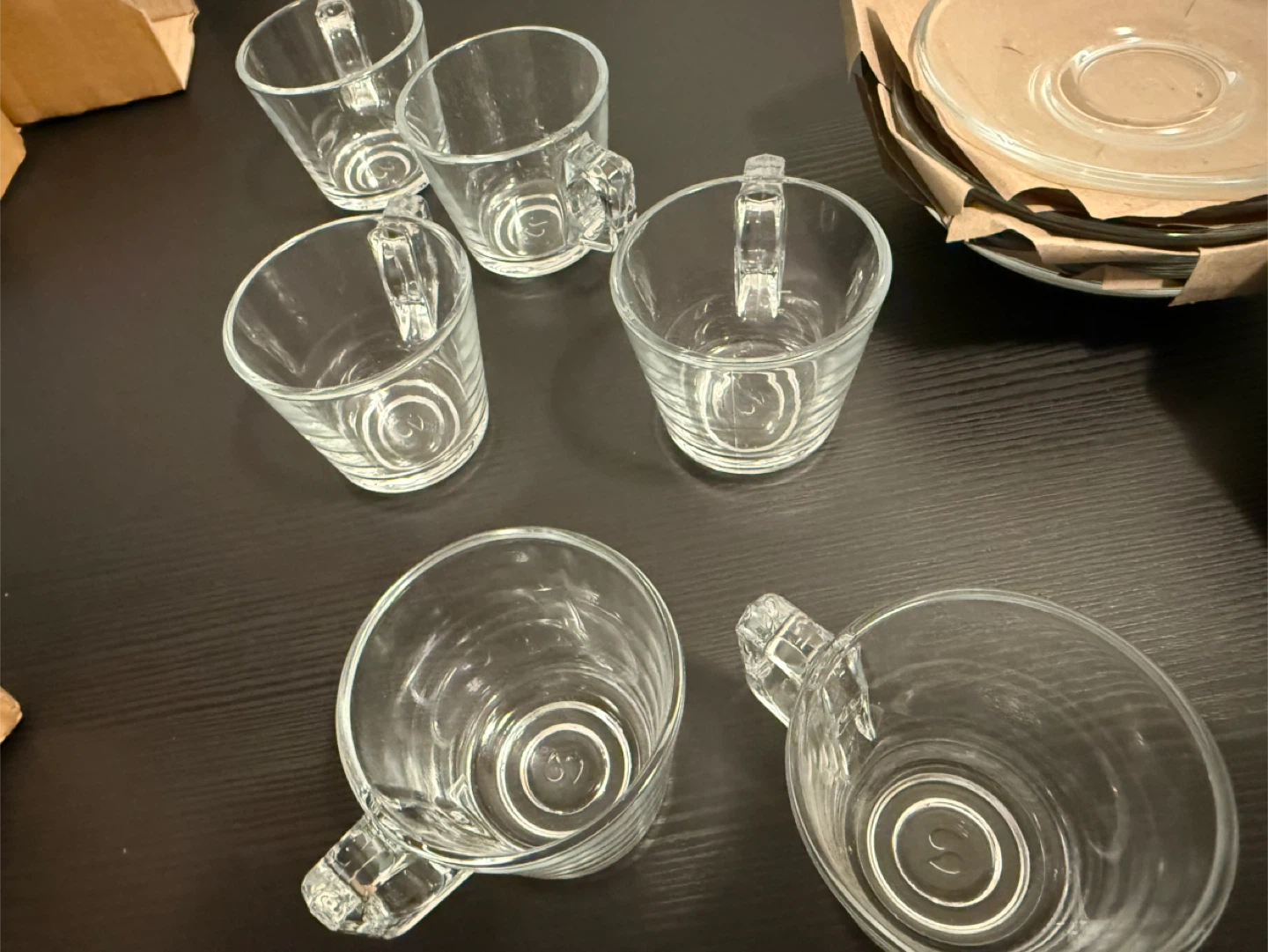 24pcs Cup and Saucer set 2 and 3/4 ounces
