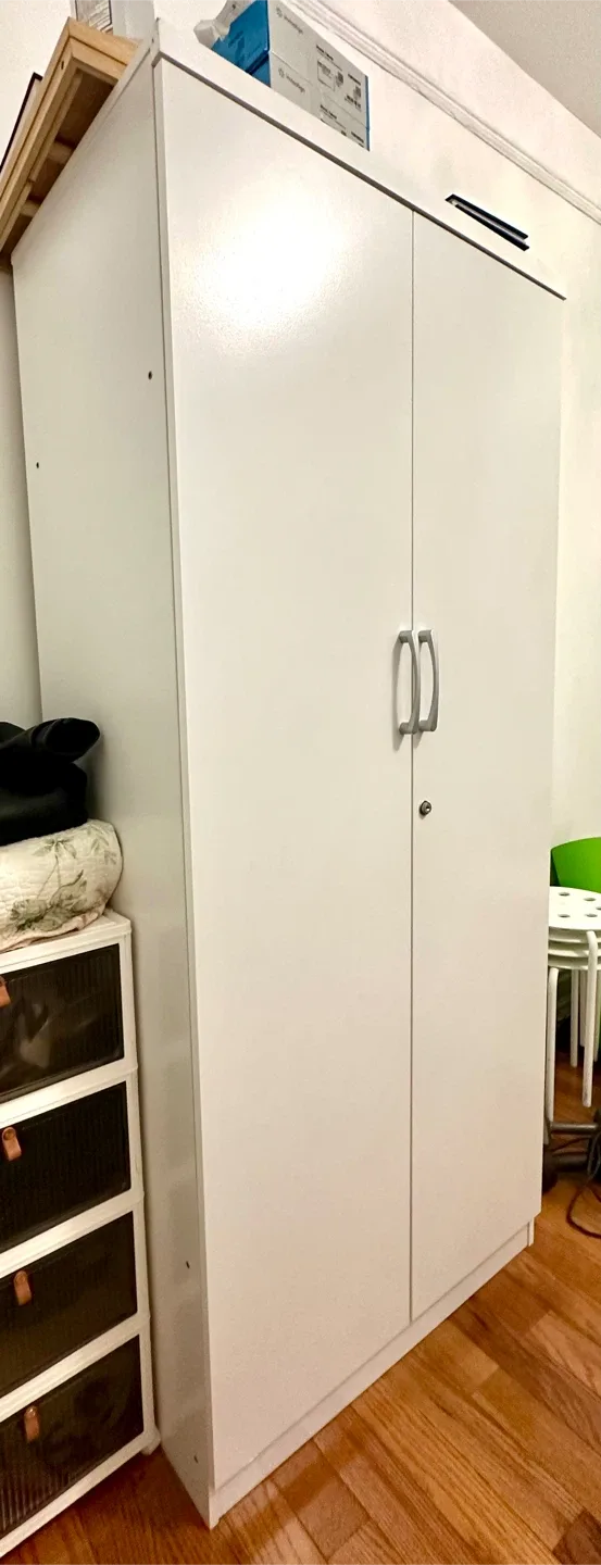 White Wardrobe Cabinet image indicator(3)