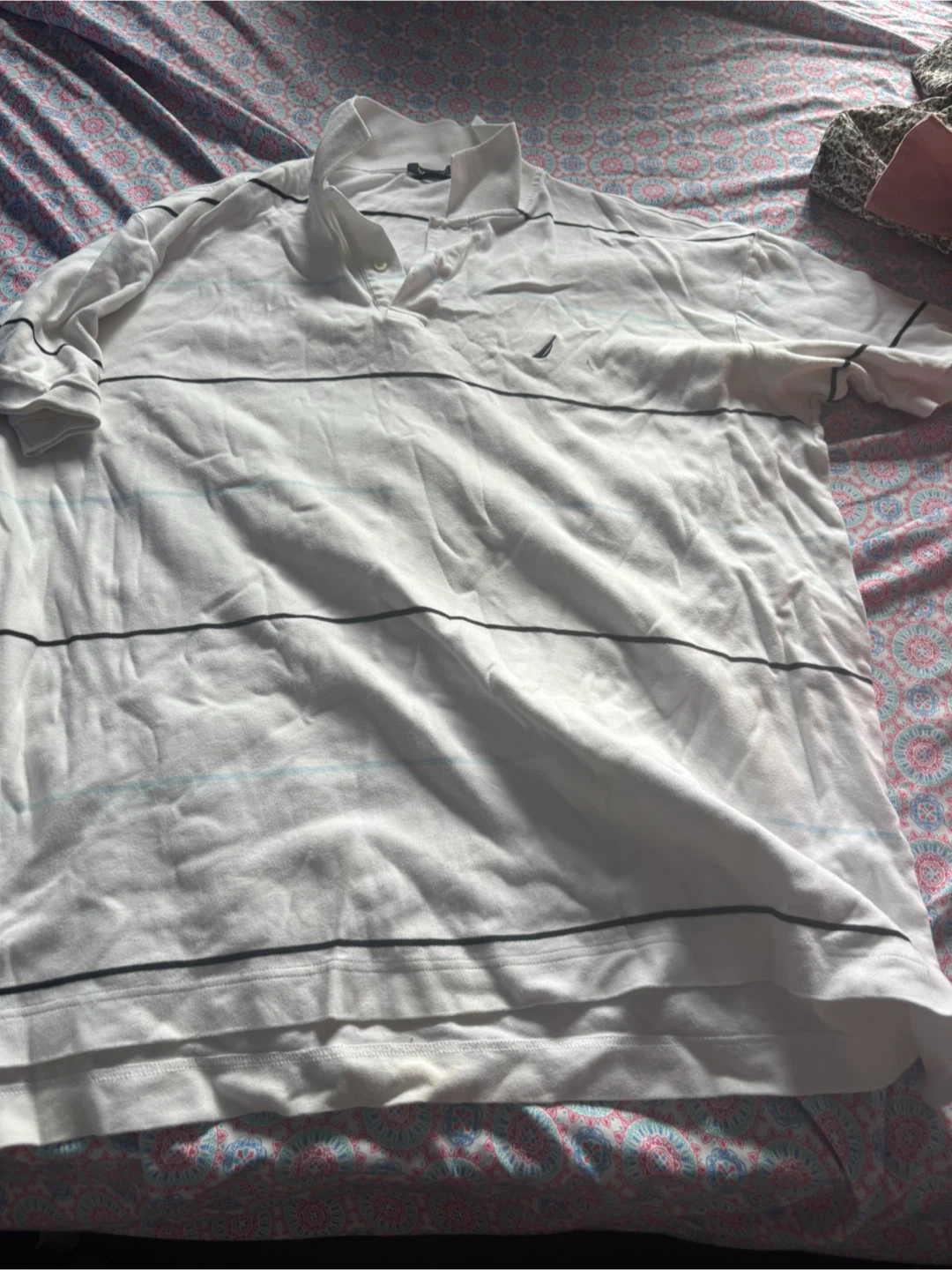 Nautica White Polo Shirt - Size Xxl