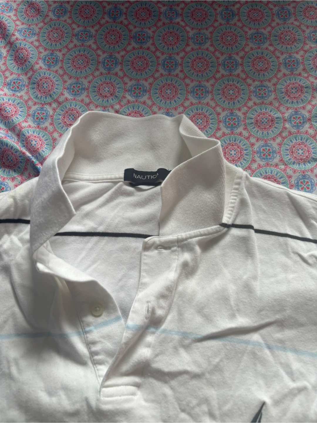 Nautica White Polo Shirt - Size Xxl - photo 2