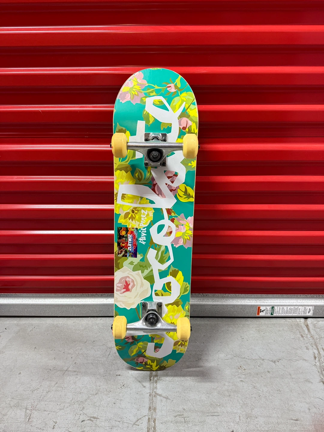 Chocolate Stevie Perez Floral Chunk Skateboard