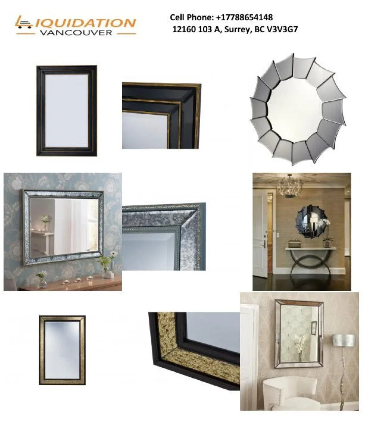 Assorted Decorative Mirrors image indicator(3)