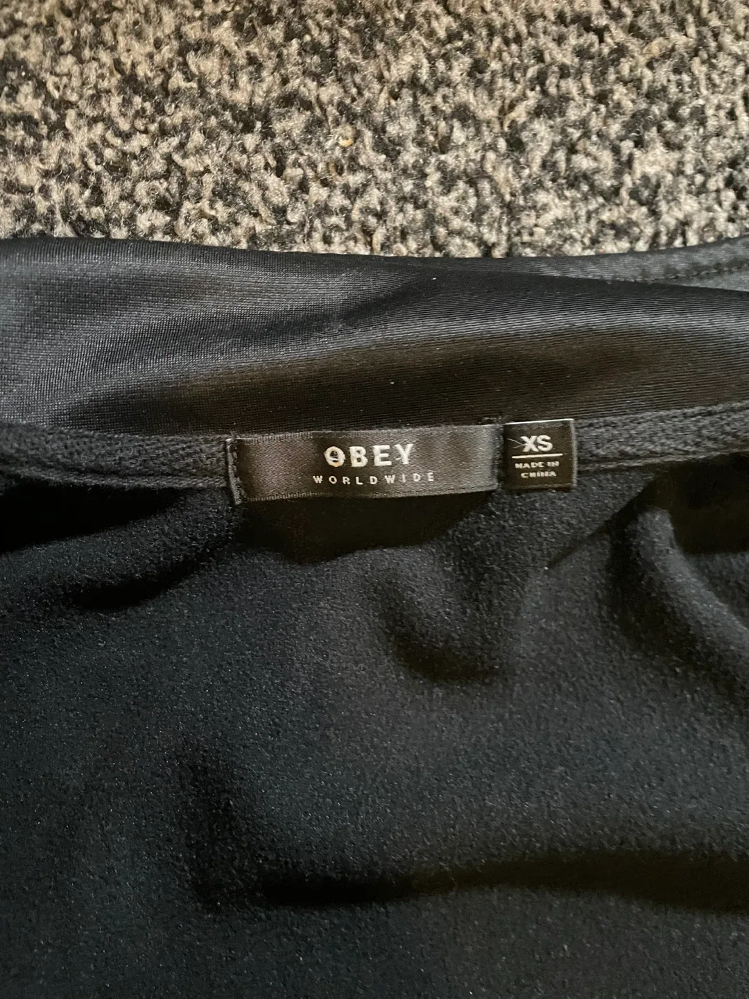 Obey Worldwide Black Track Jacket image indicator(4)