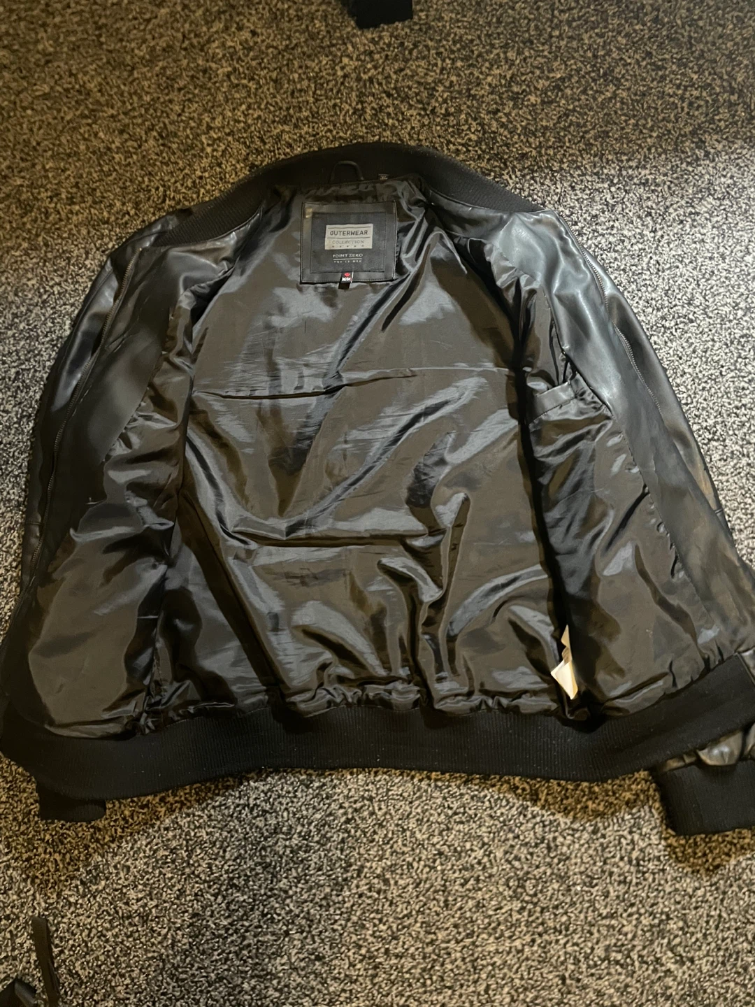 Synthetic Leather jacket/bomber - photo 4