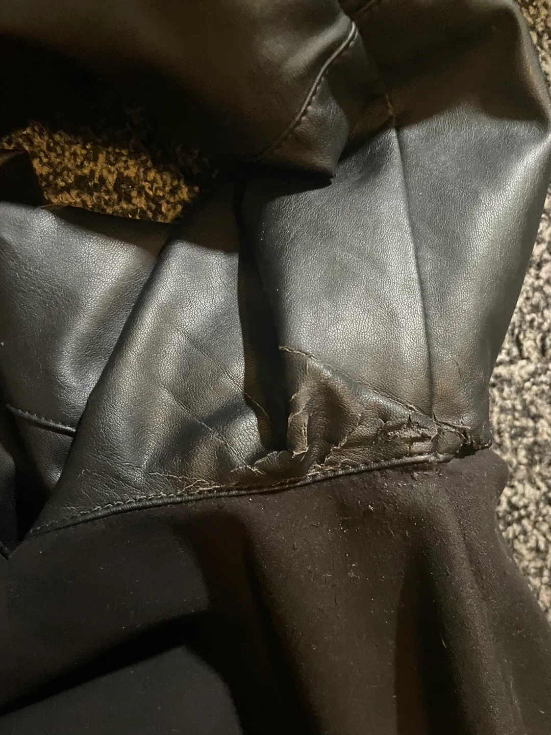 Synthetic Leather jacket/bomber image indicator(7)