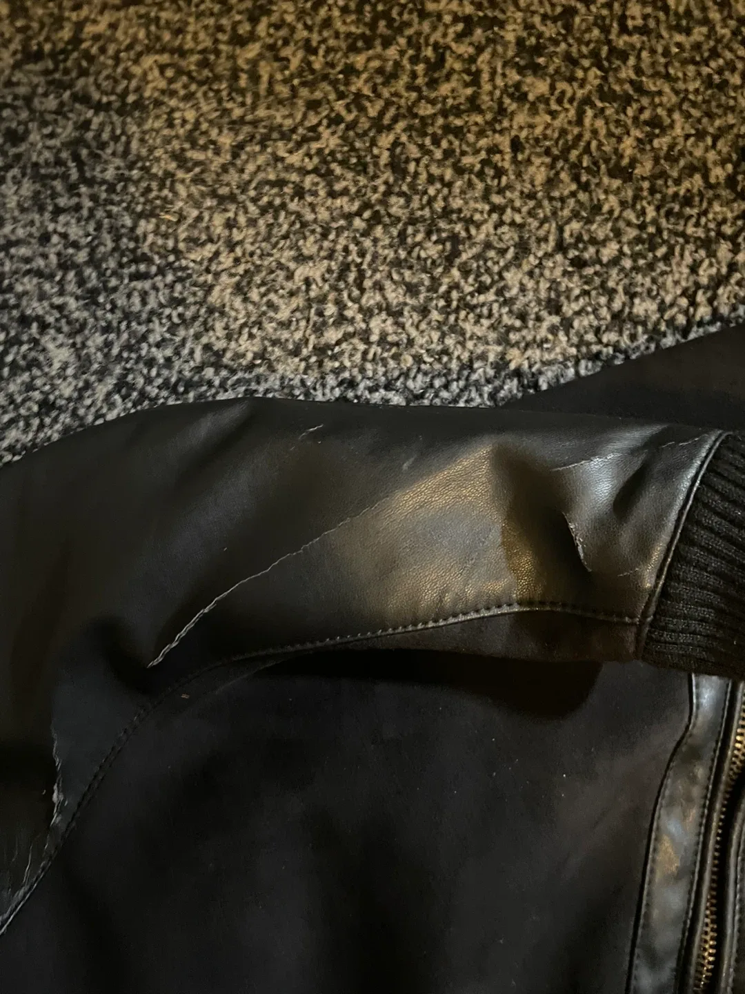 Synthetic Leather jacket/bomber image indicator(9)