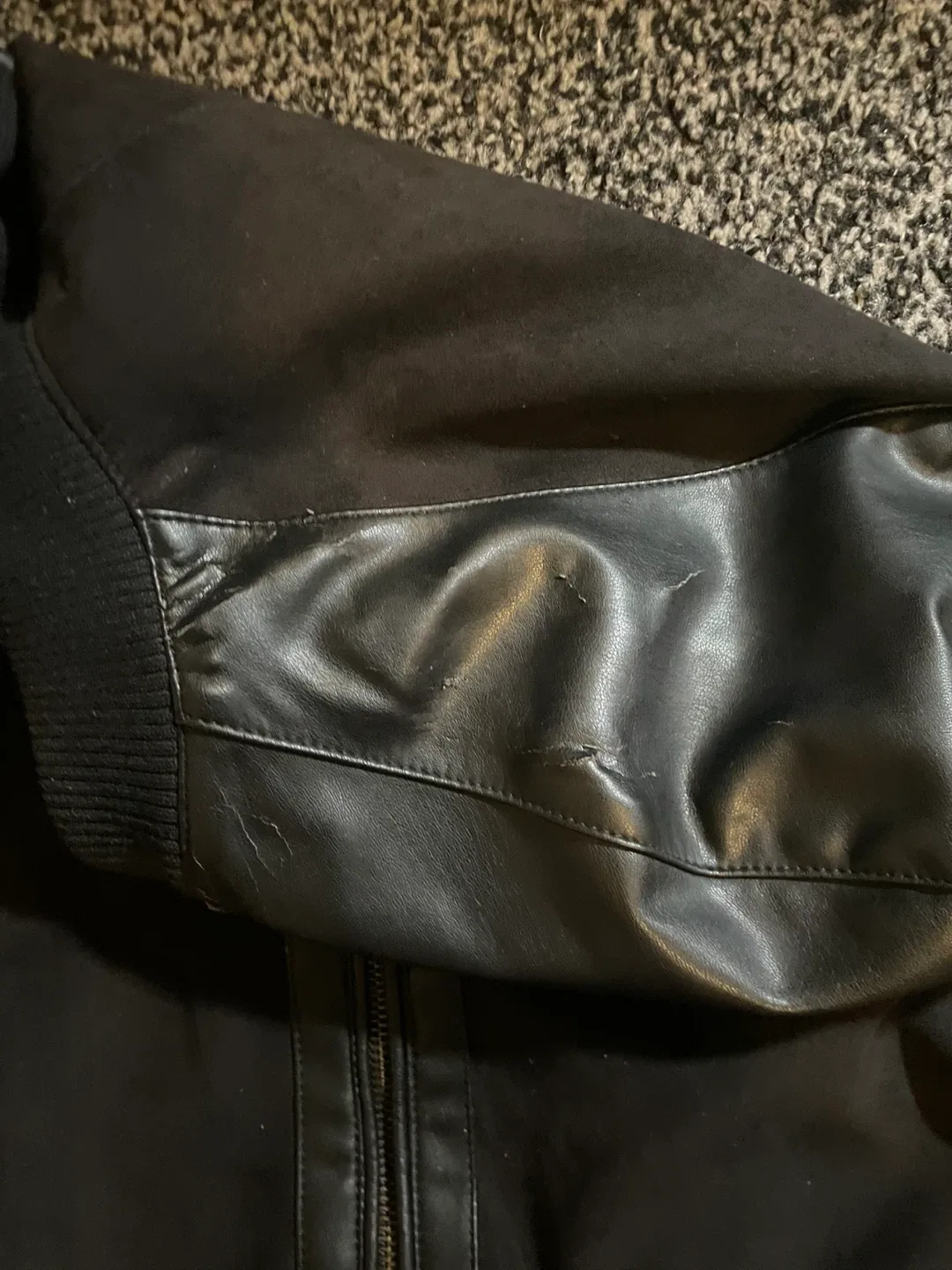 Synthetic Leather jacket/bomber image indicator(10)