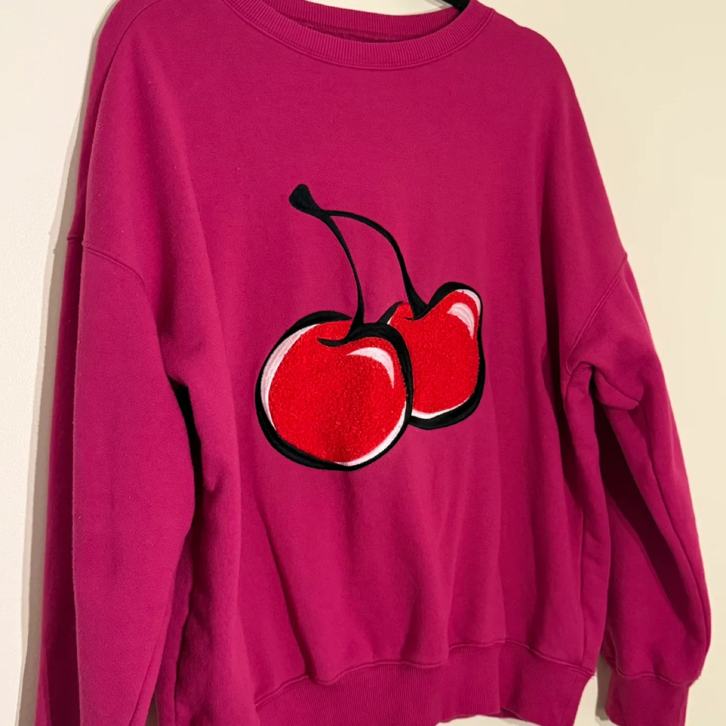 Cherry Crewneck Sweater 🍒 Size L image indicator(2)