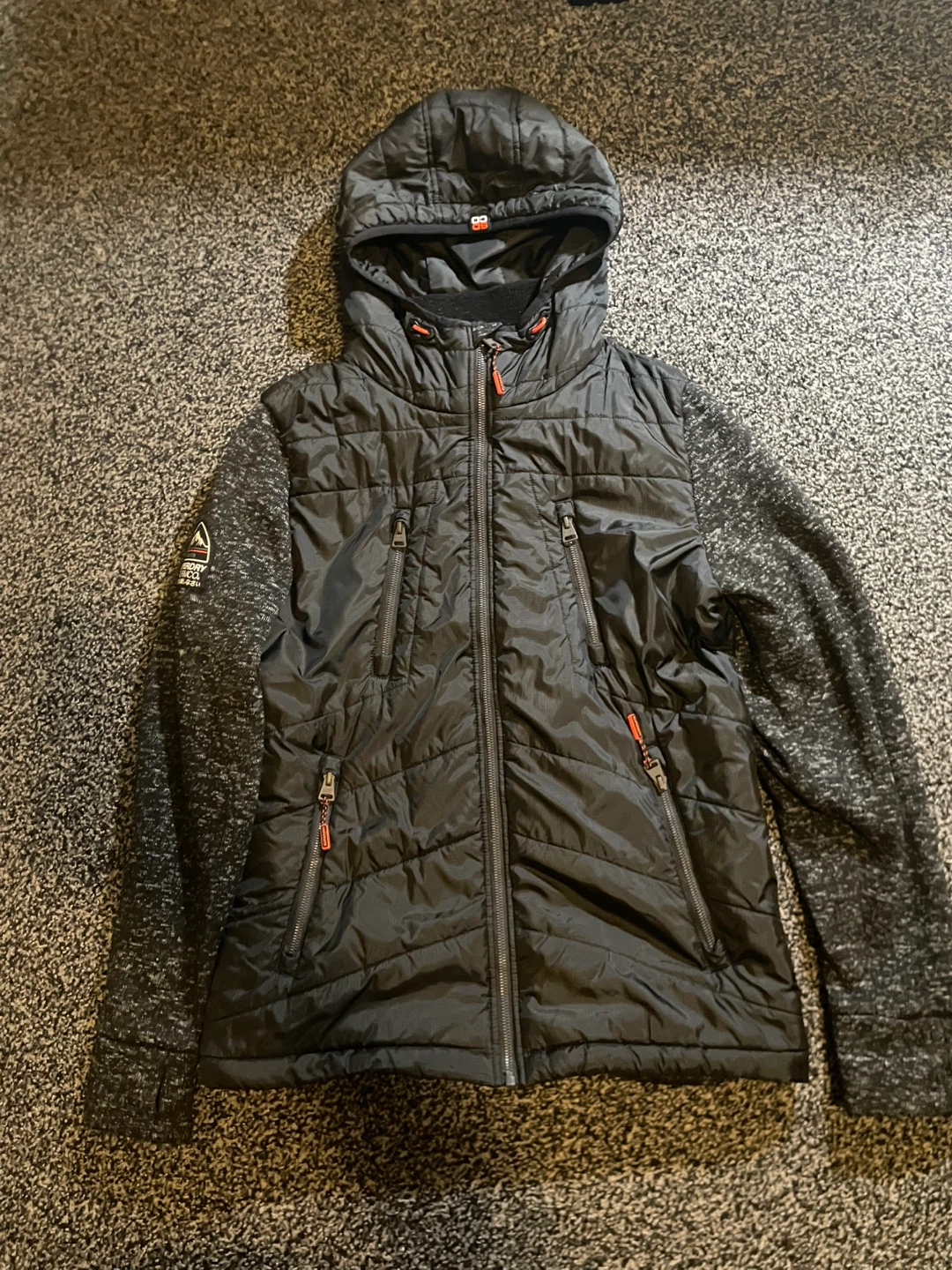 Superdry Storm Hybrid Zip Hoodie