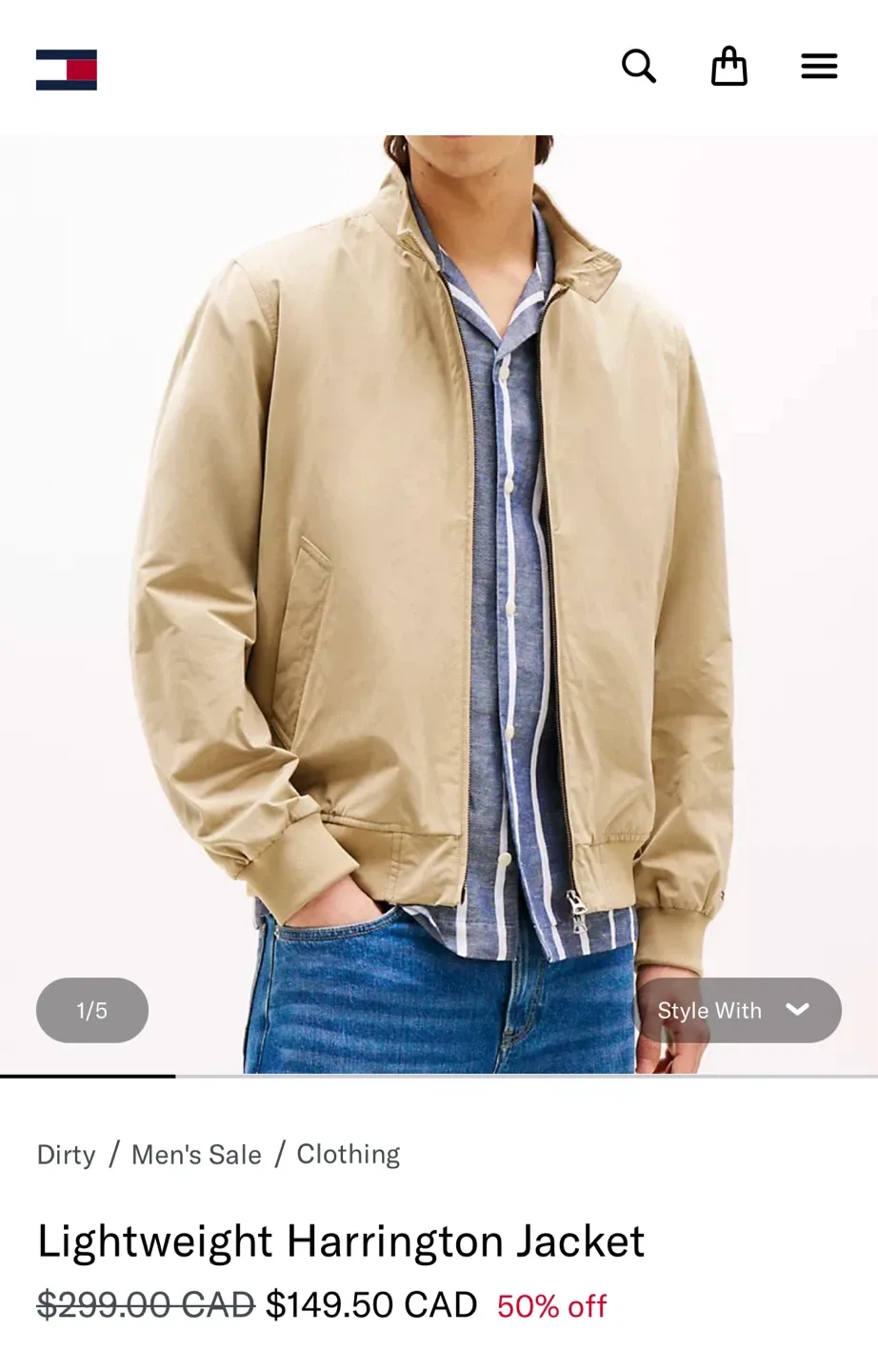 Tommy Hilfiger harrington Jacket image indicator(9)