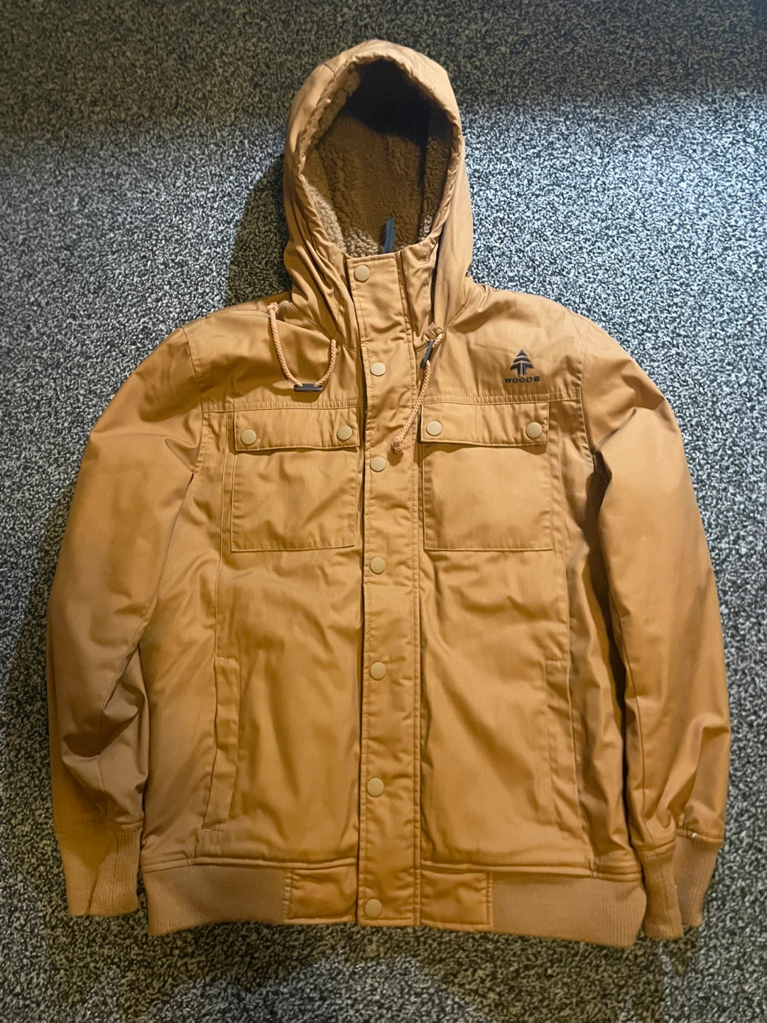 Woods Hooded winter Jacket - Size Large
