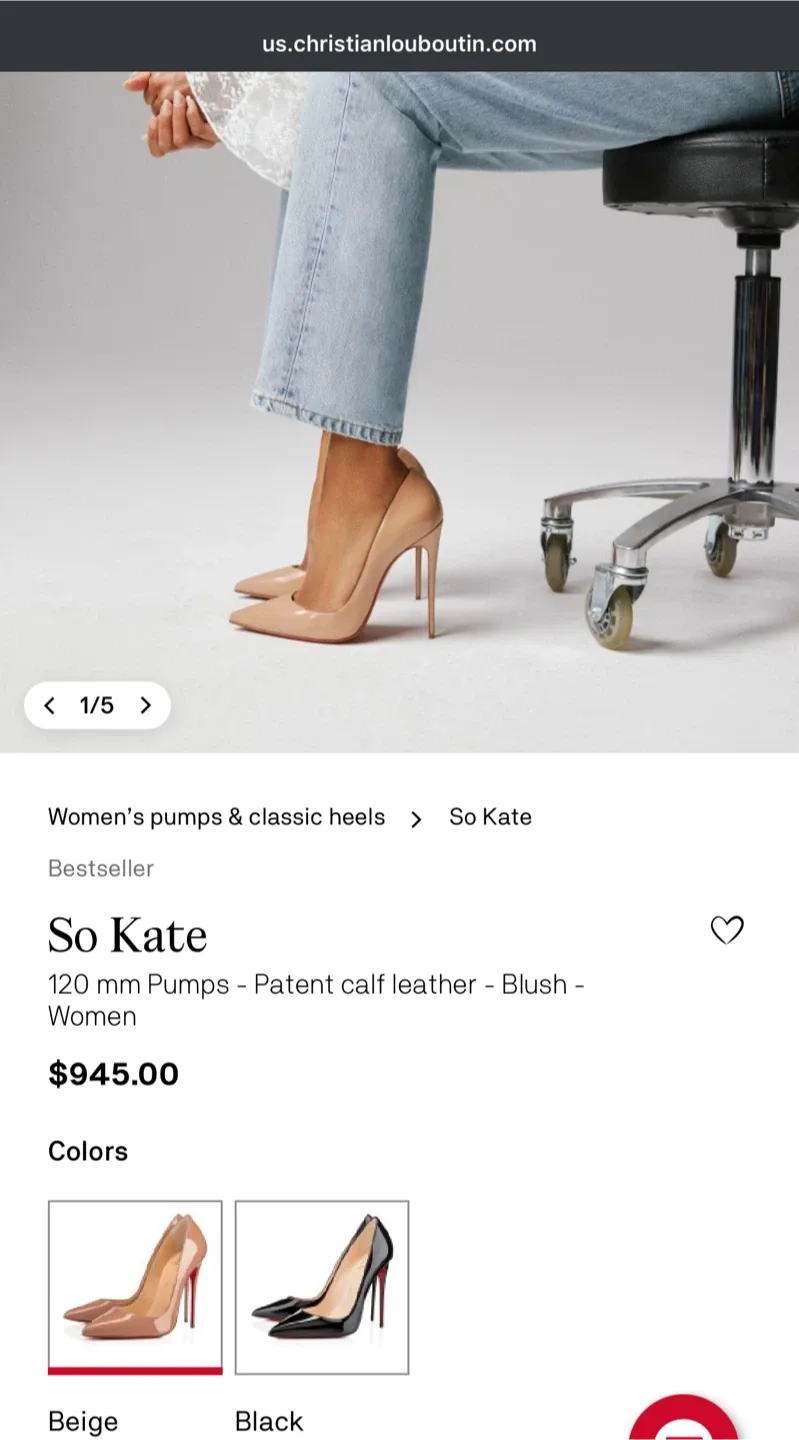 Christian Louboutin So Kate image indicator(2)