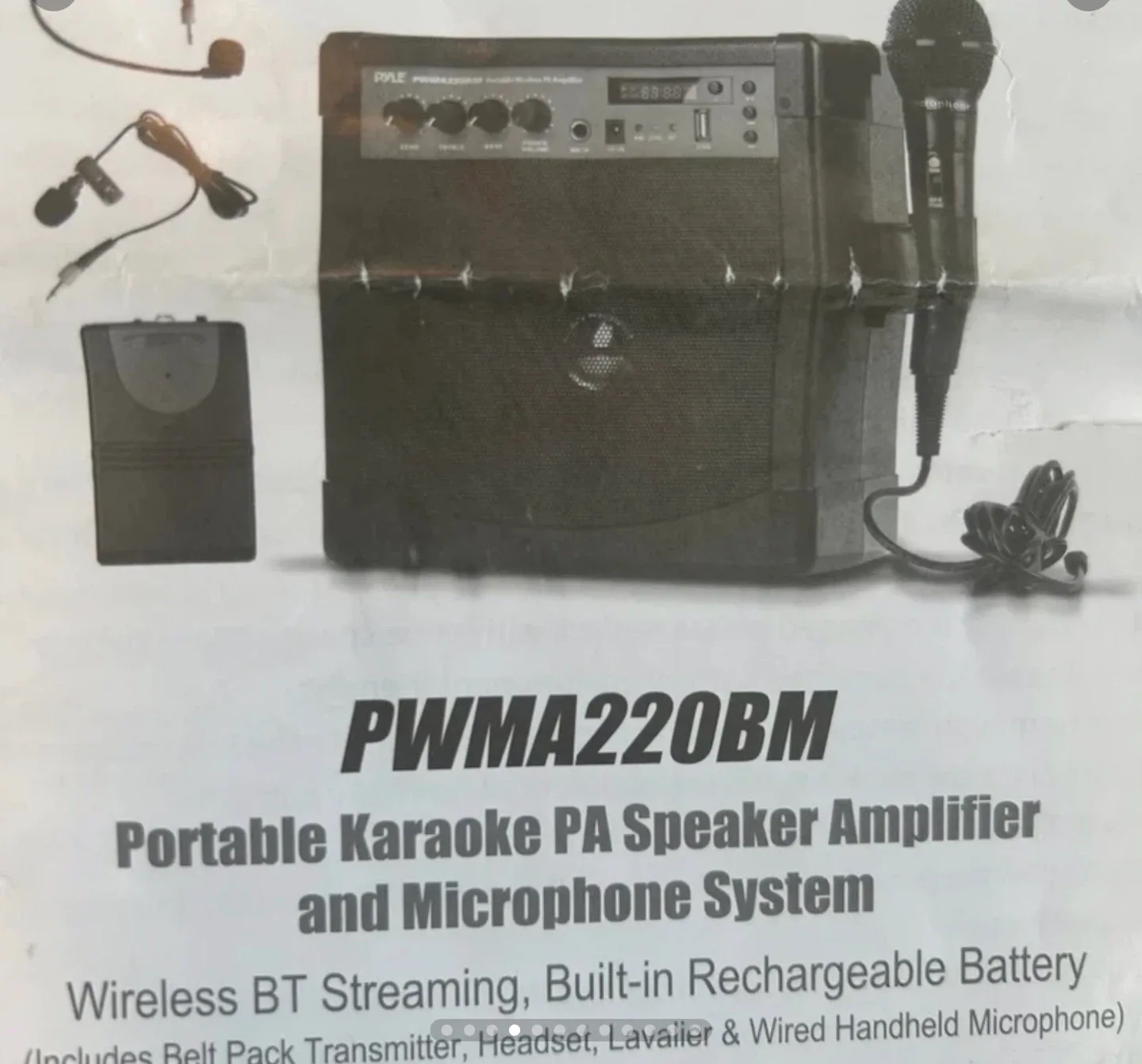 Pyle Portable Karaoke System image indicator(5)