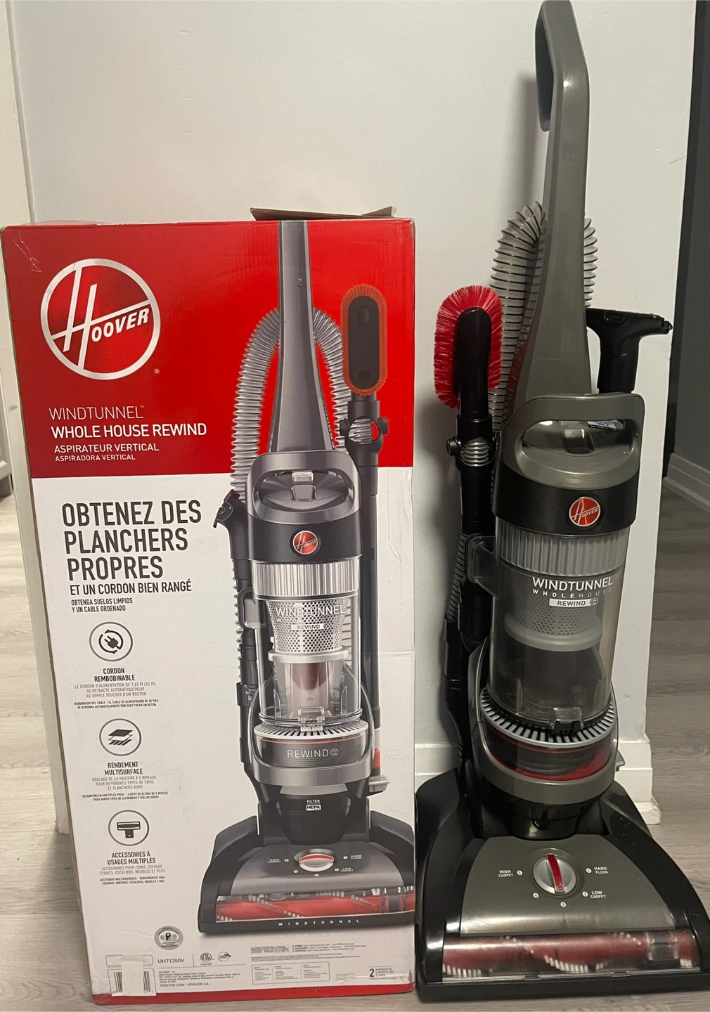Hoover WindTunnel Whole House Rewind Vacuum