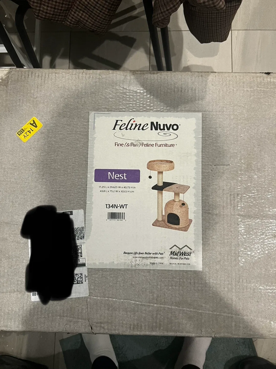 Feline Nuvo Nest Cat Tree - Brand New In Box! image indicator(3)