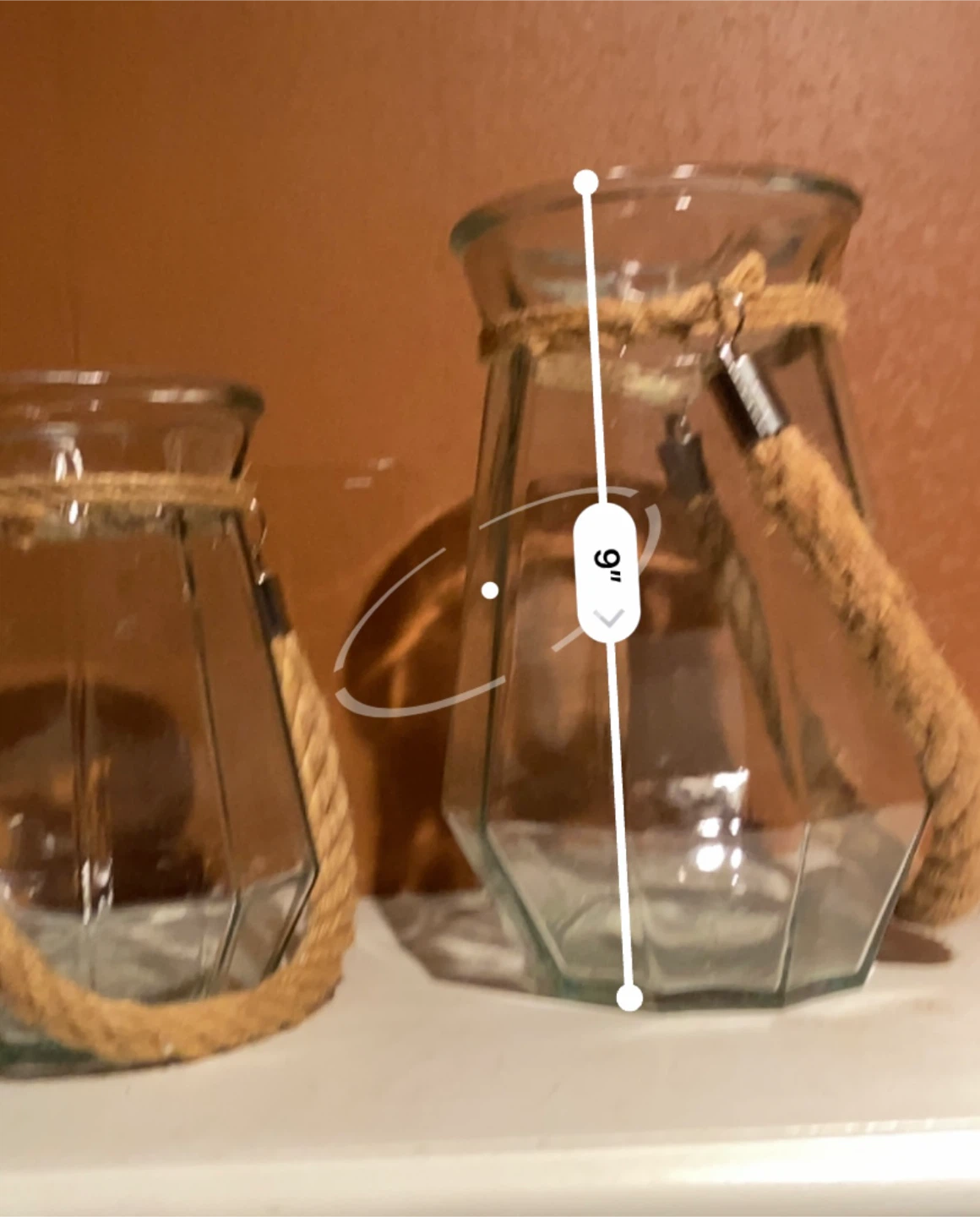 Glass Vase Set with Rope Detail - photo 3