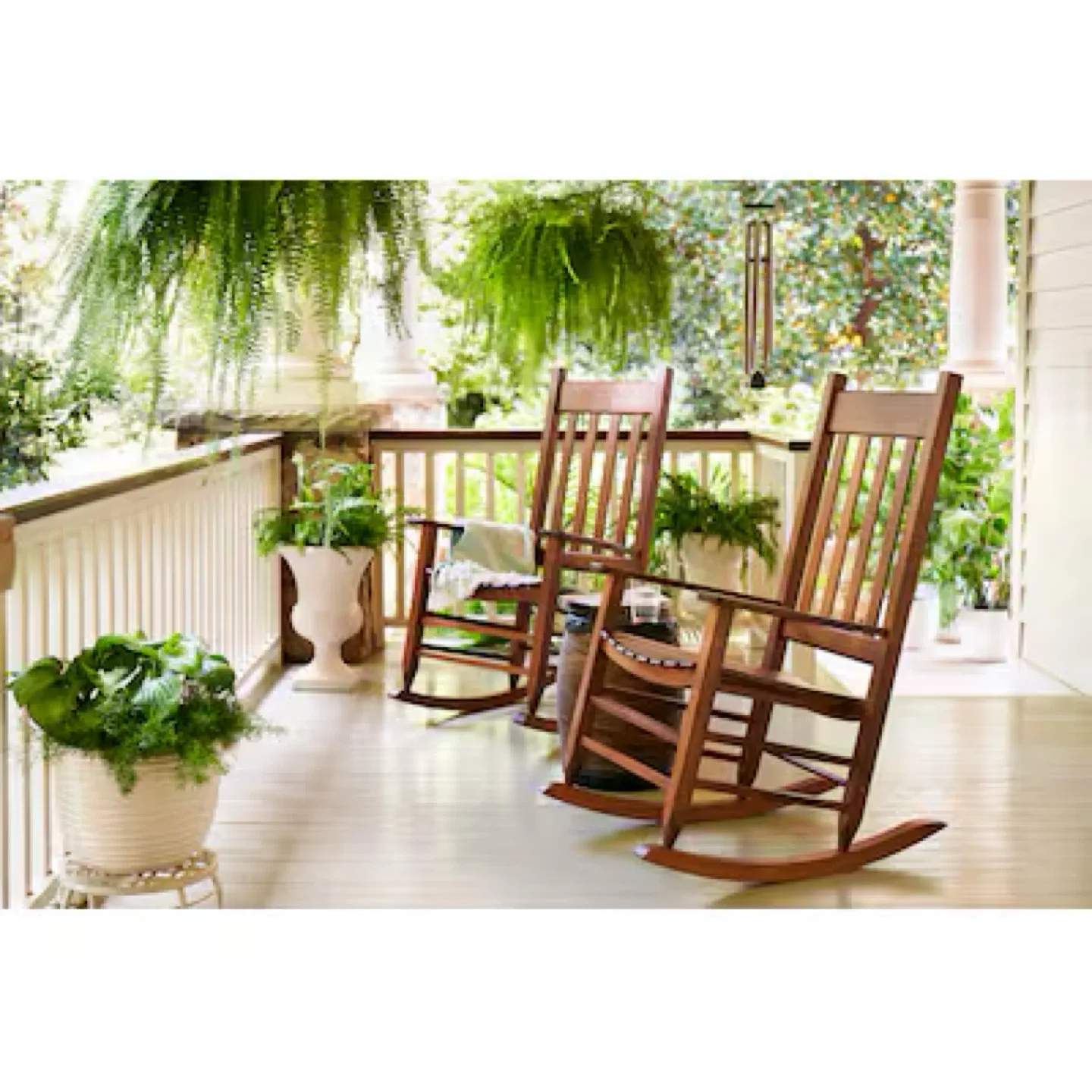 Natural Wood Rocking Chair image indicator(3)