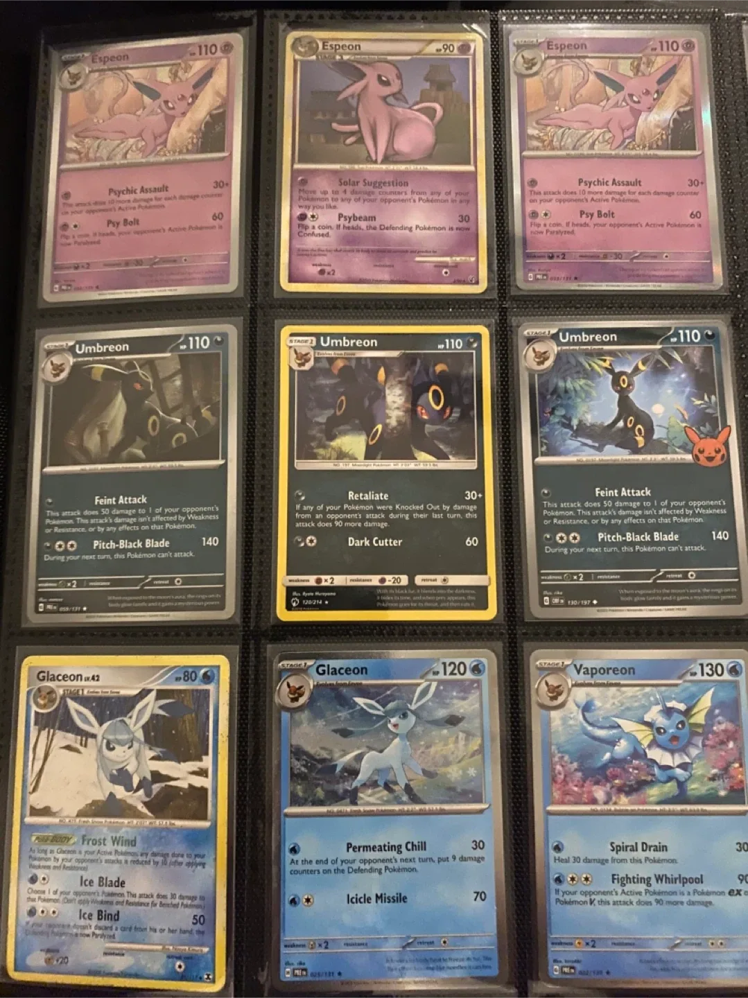 Eevee Evolution Pokemon Cards image indicator(3)