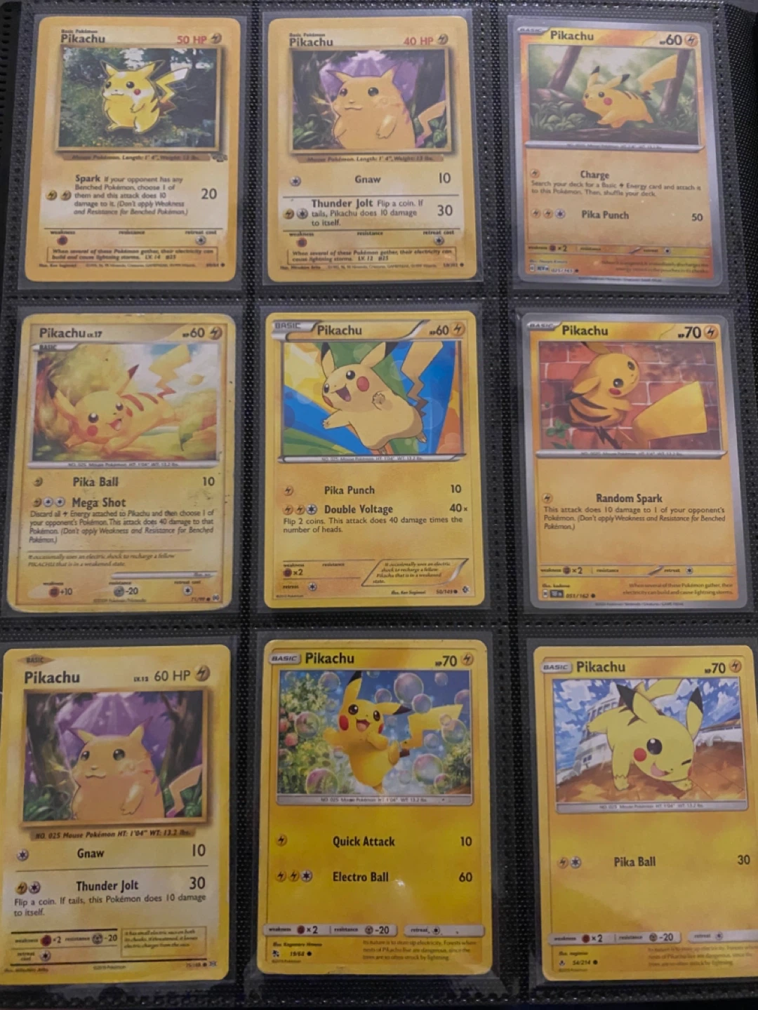 Pikachu Pokemon Trading Cards