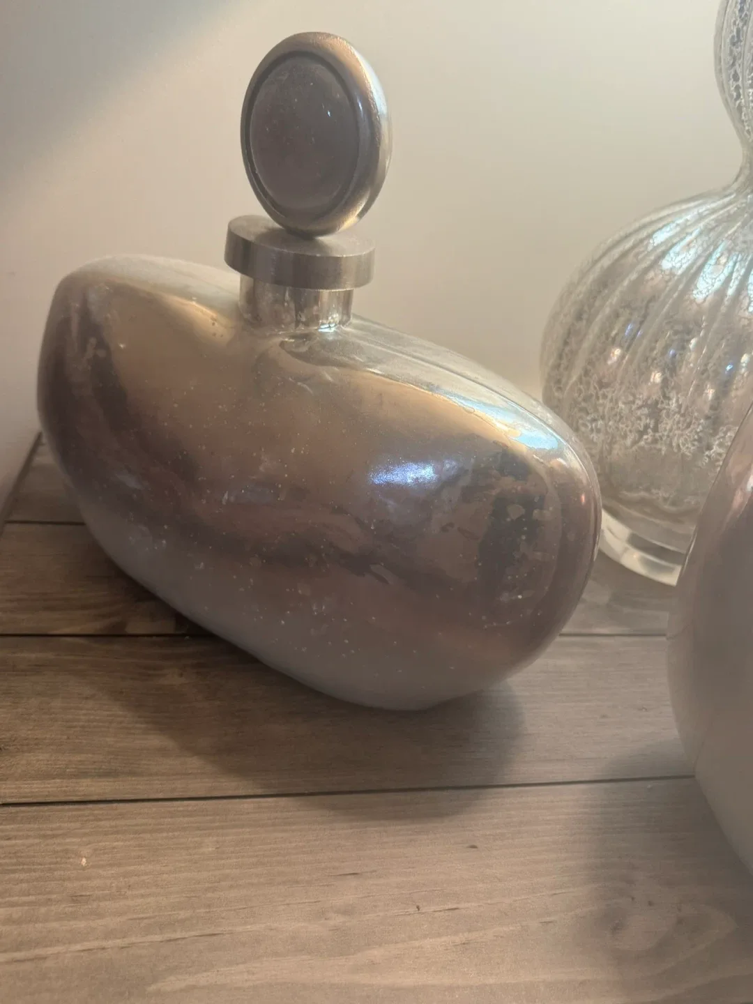 Decorative Silver Decanters and Lamp image indicator(2)