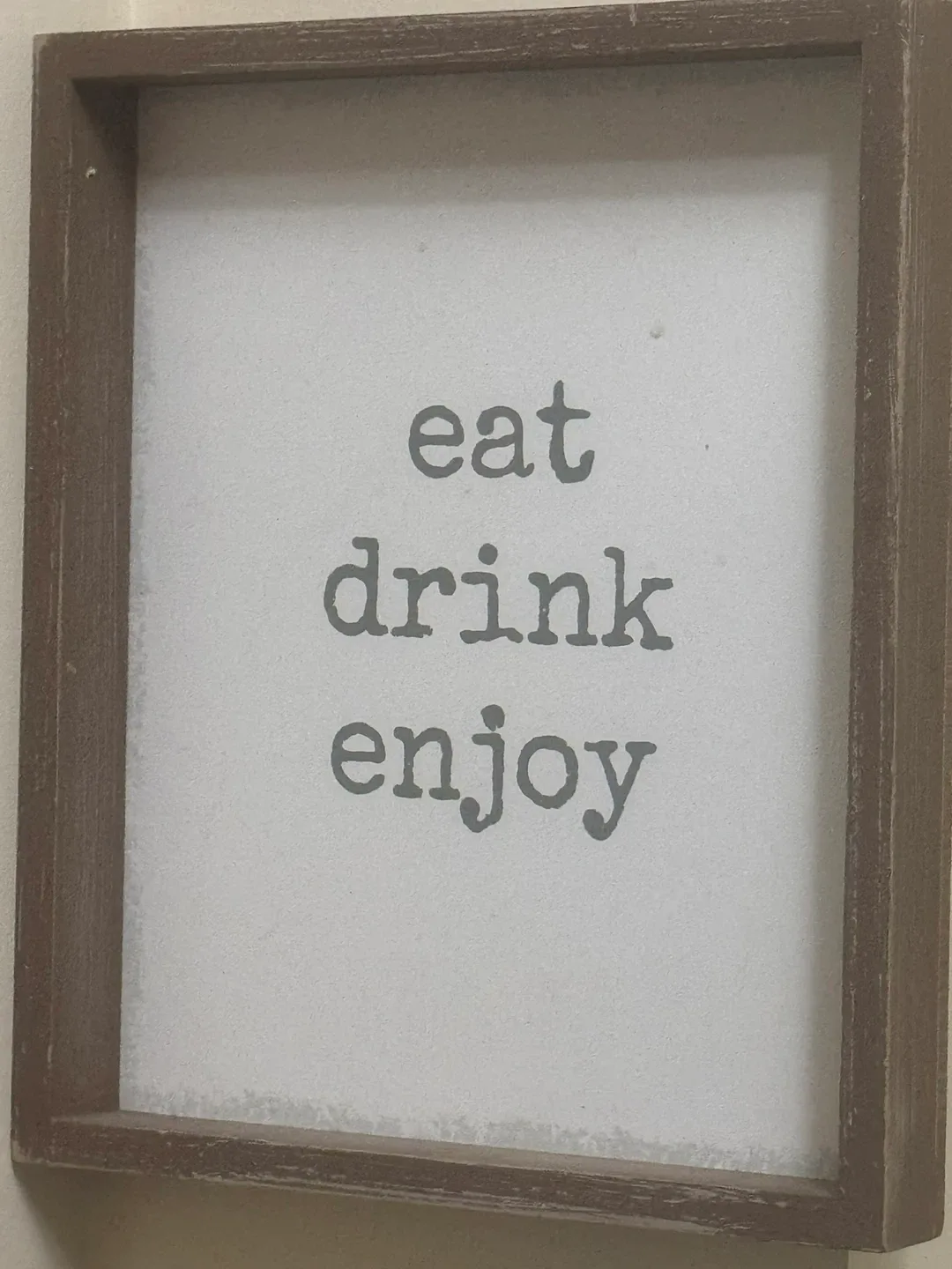 Eat Drink Enjoy Framed Wall Art image indicator(2)