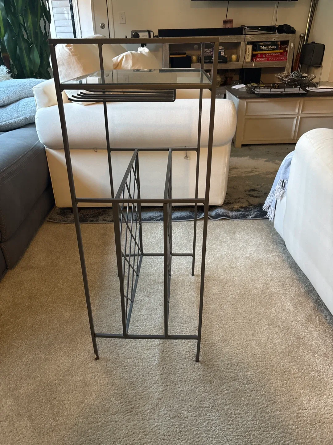 Metal & Glass Wine Rack image indicator(2)