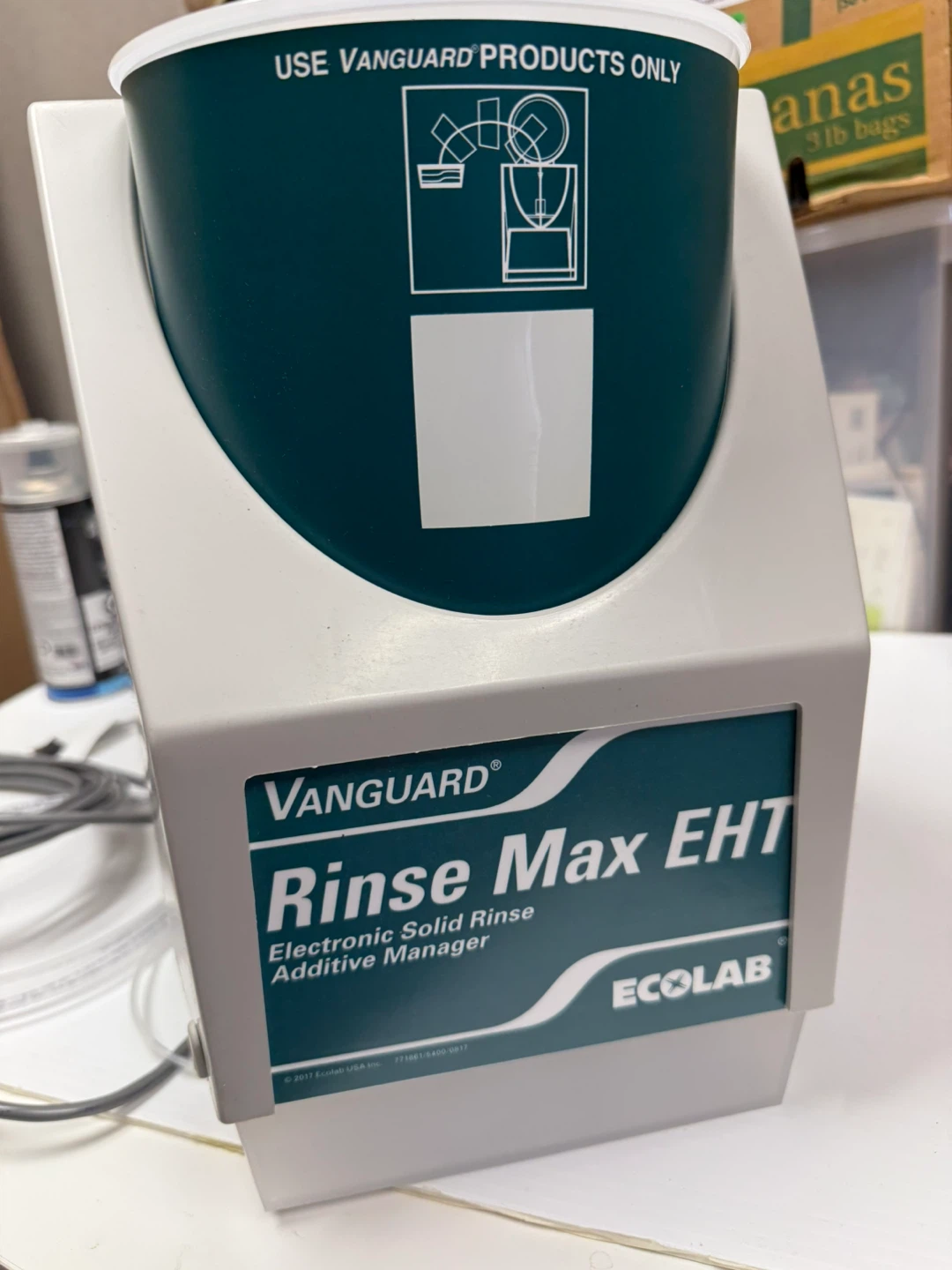 New Ecolab Vanguard Rinse Max IID Wash Max Dispensing System