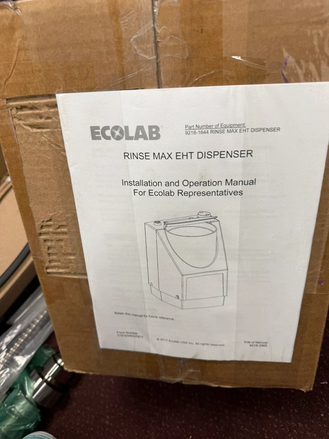 New Ecolab Vanguard Rinse Max IID Wash Max Dispensing System image indicator(7)